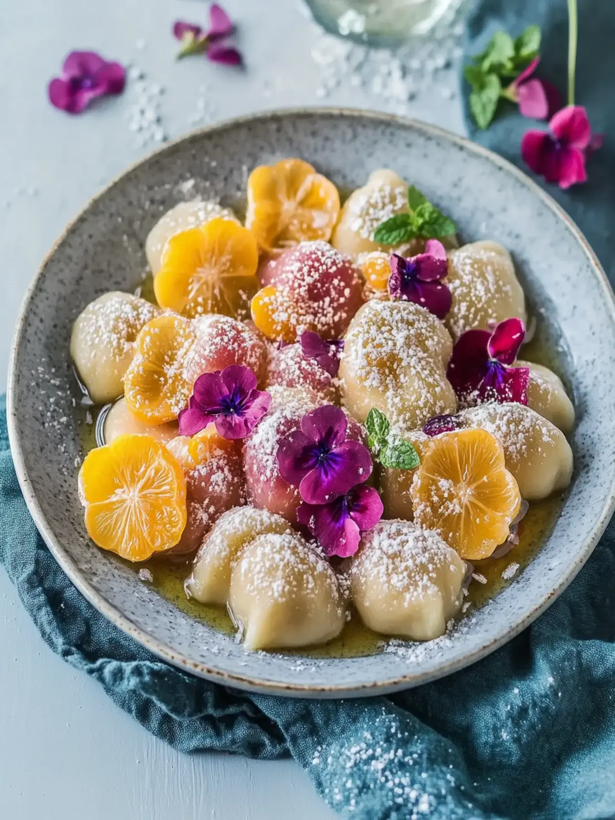 Hochproteine Deckenknödel