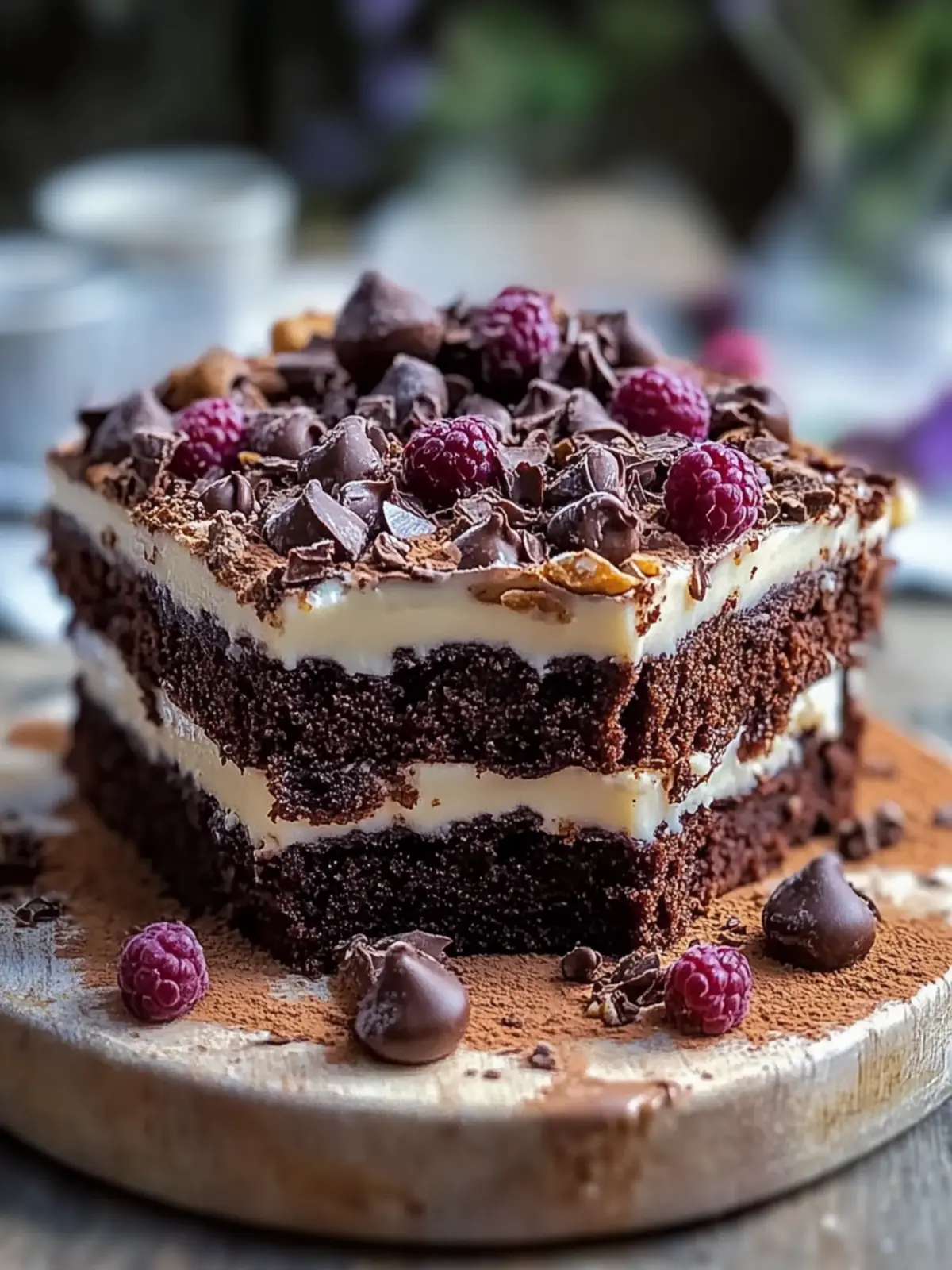 Beladene Brownie-Käsekuchen-Tassen