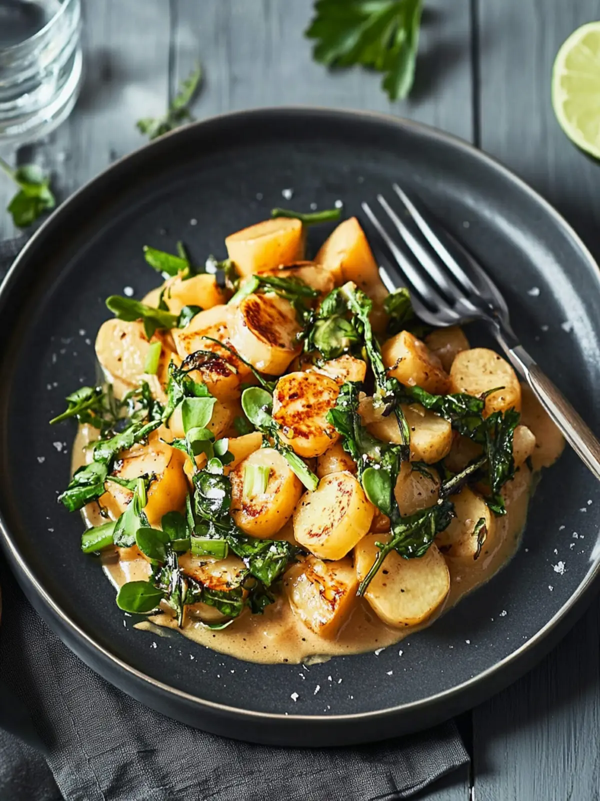 Sweet Potato Shrimp Pan