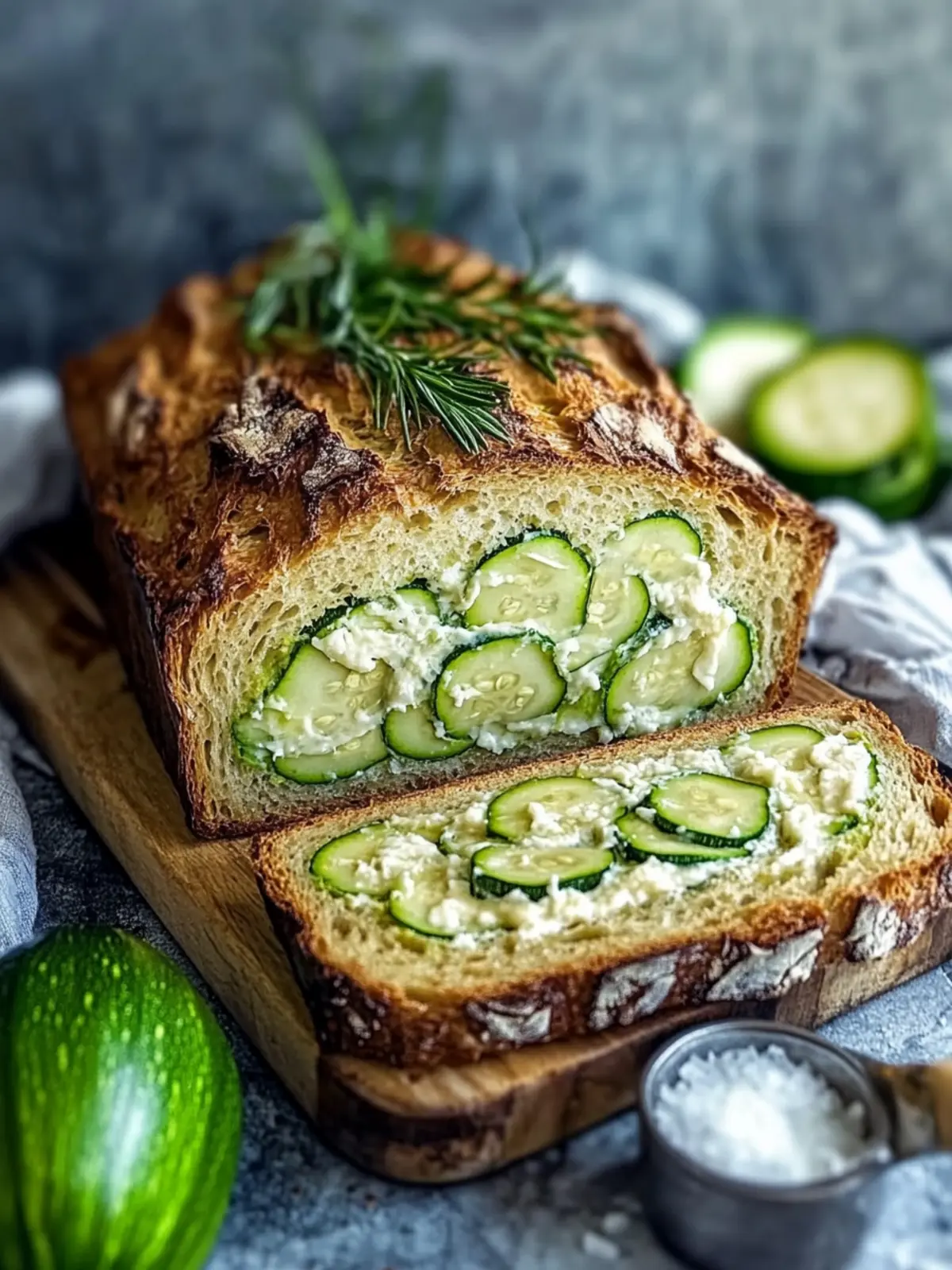 Hüttenkäse Zucchini Brot: Saftiges Frühstück