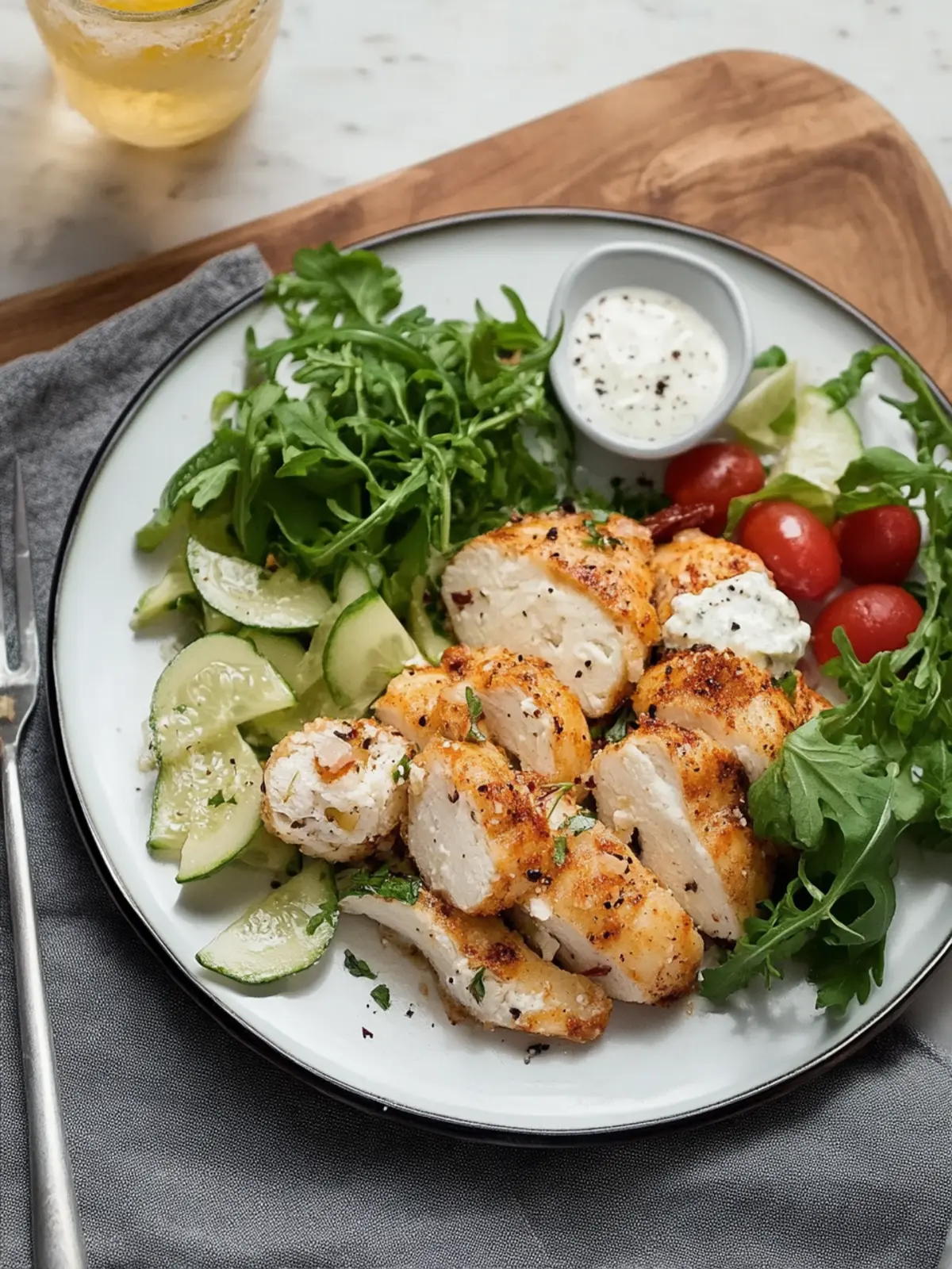 Hühnerbrust aus der Heißluftfritteuse
