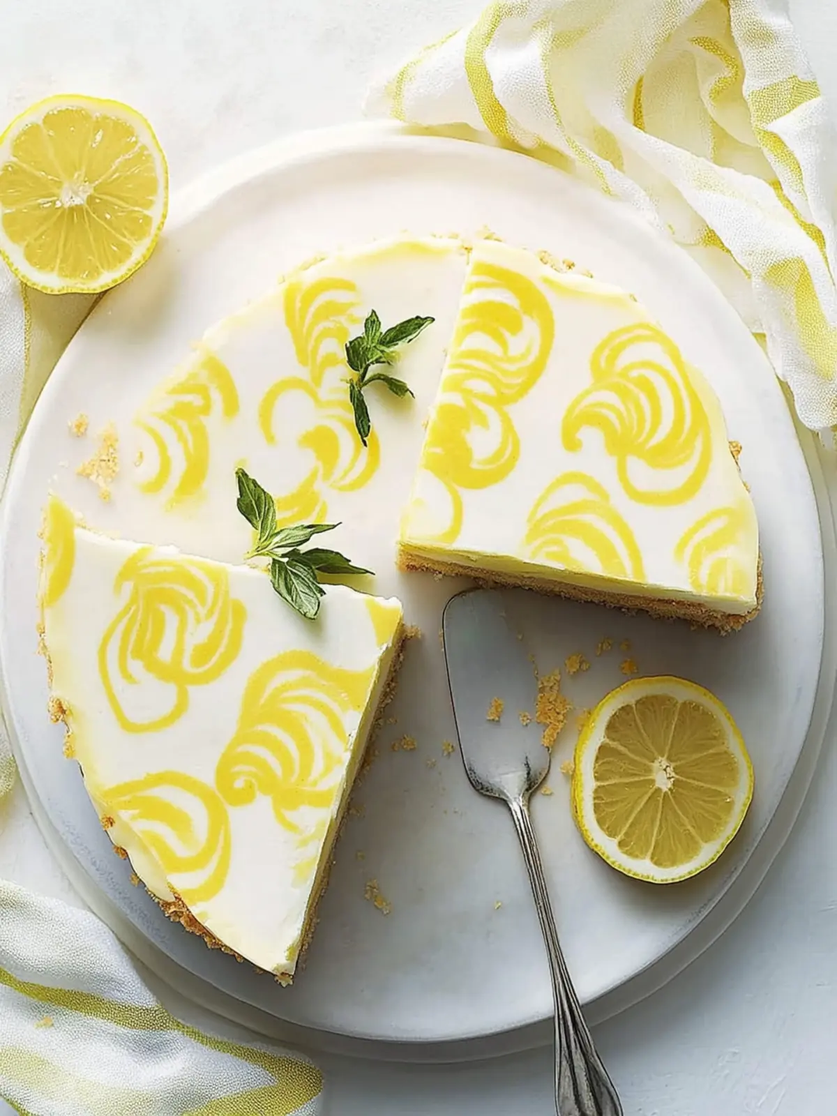 Zitronen-Schmand-Blechkuchen