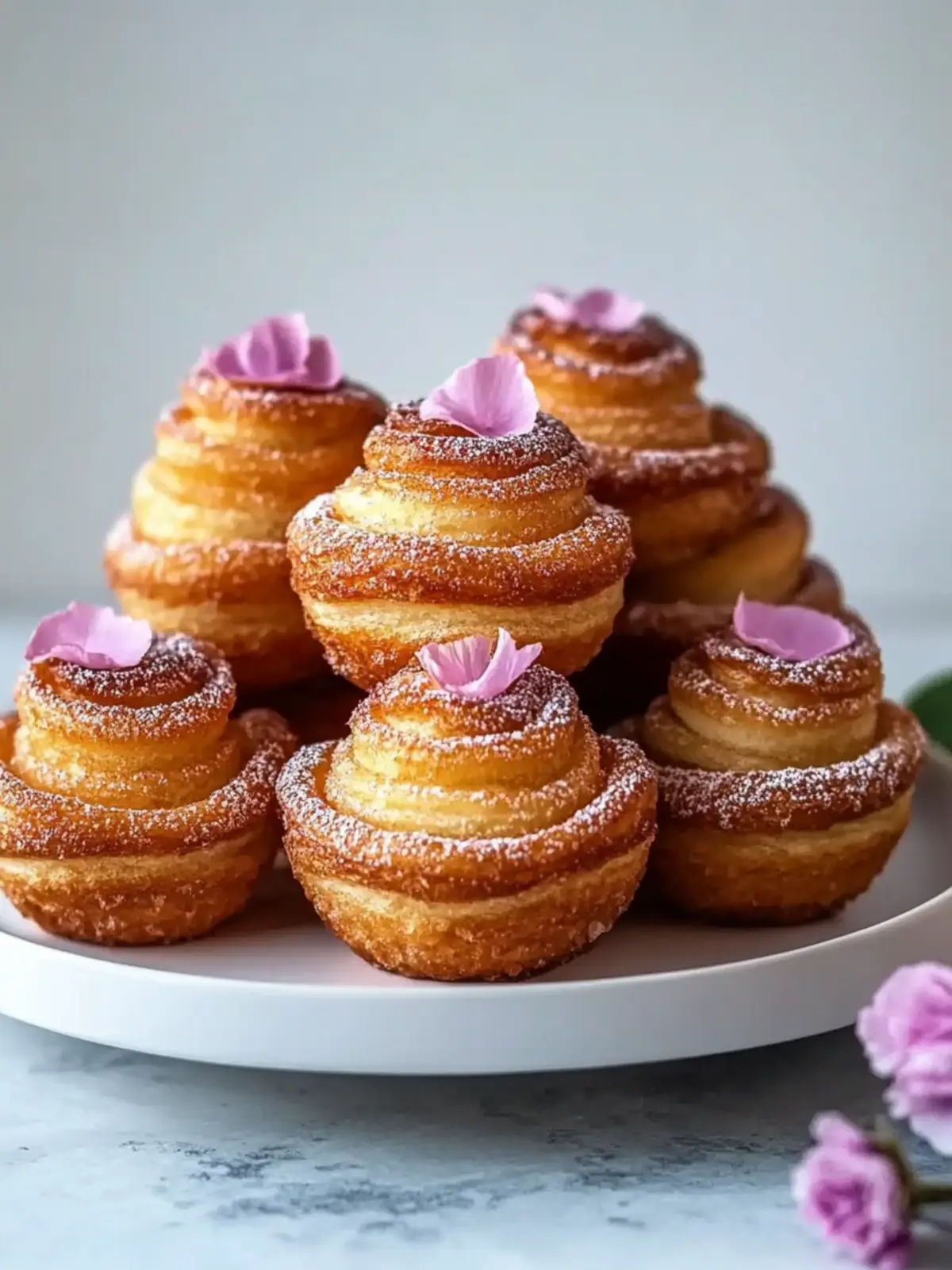Churro Cruffins Rezept – Süßes Gebäck aus Blätterteig