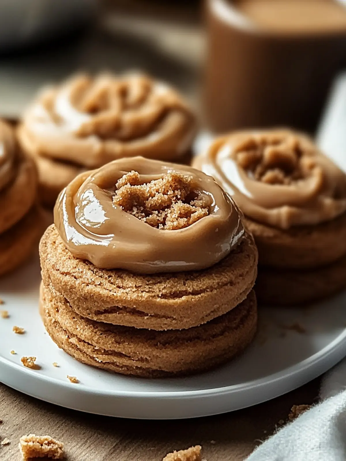 Biscoff-Kekse-Butter Zimtschnecken