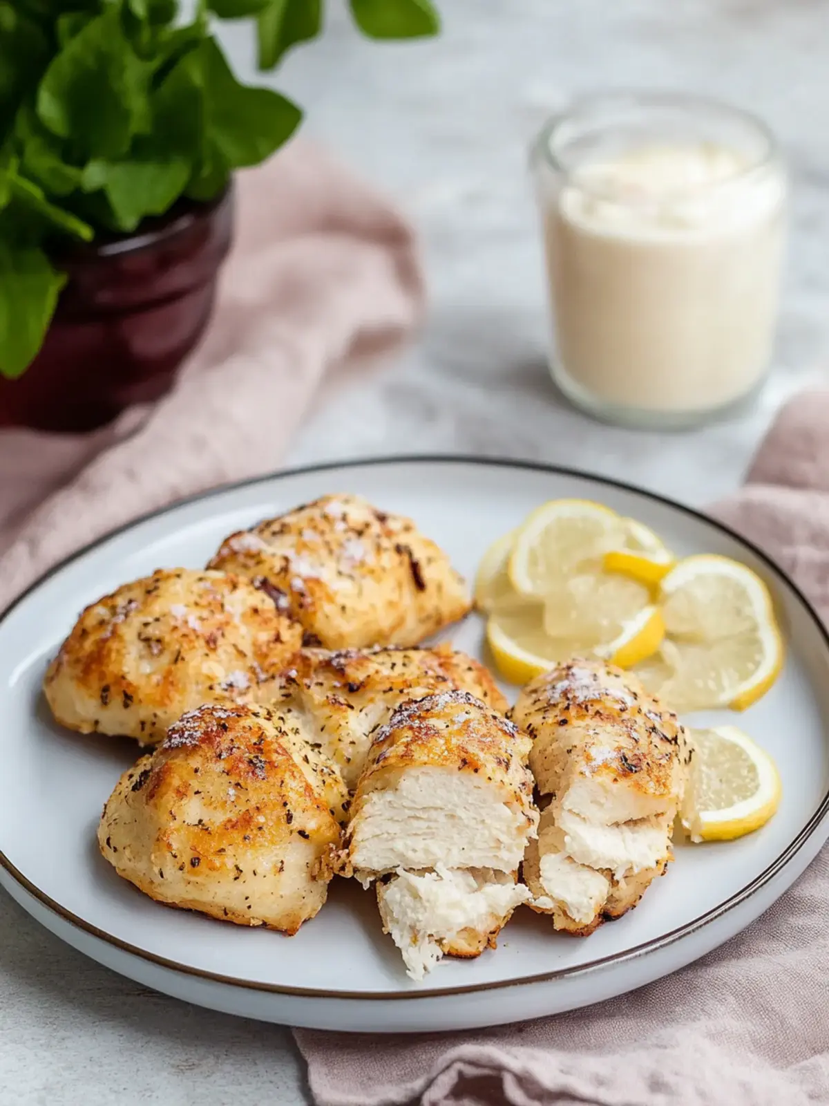 Hühnerbrust aus der Heißluftfritteuse