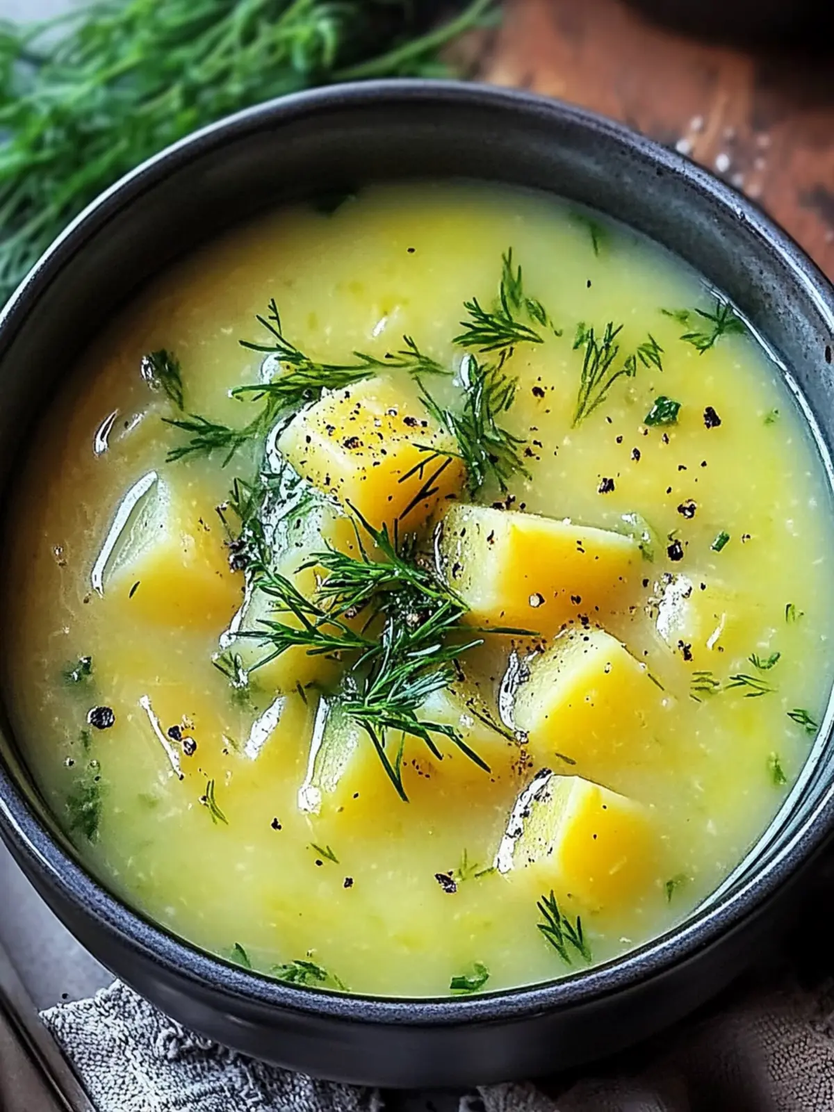 Polnische Kartoffelsuppenrezept Einfach und Lecker