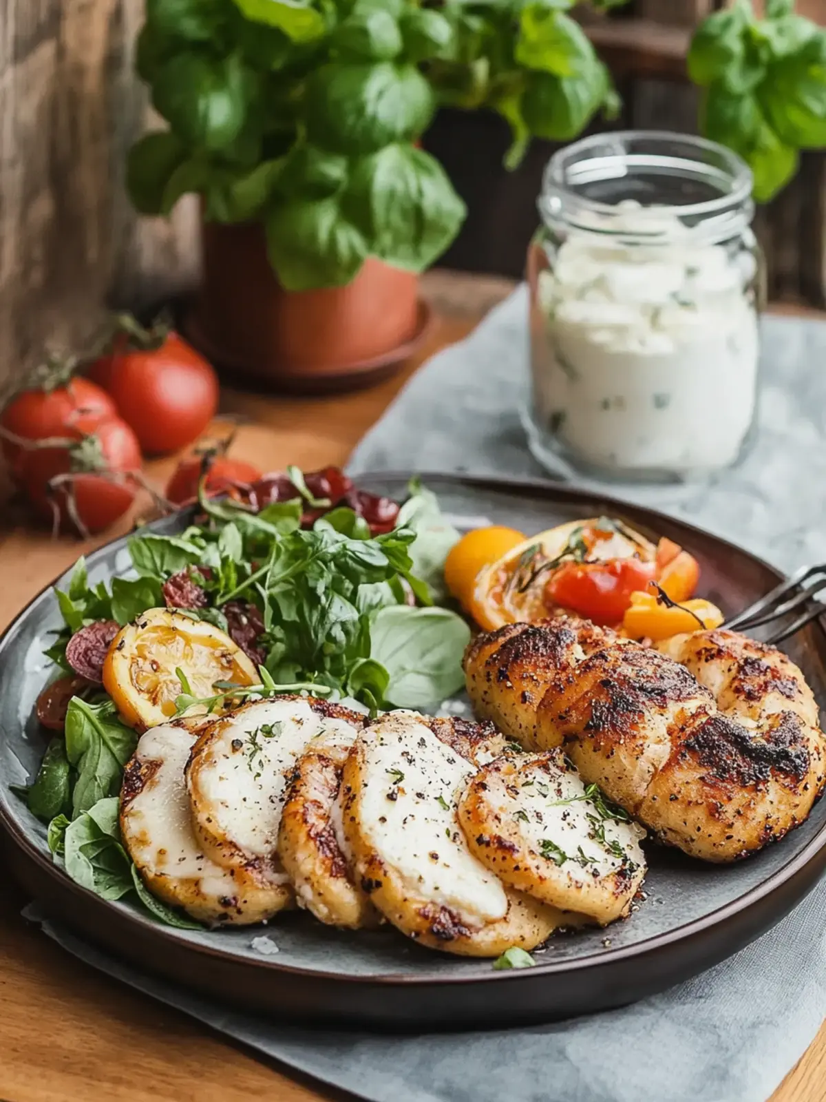 Hühnerbrust aus der Heißluftfritteuse