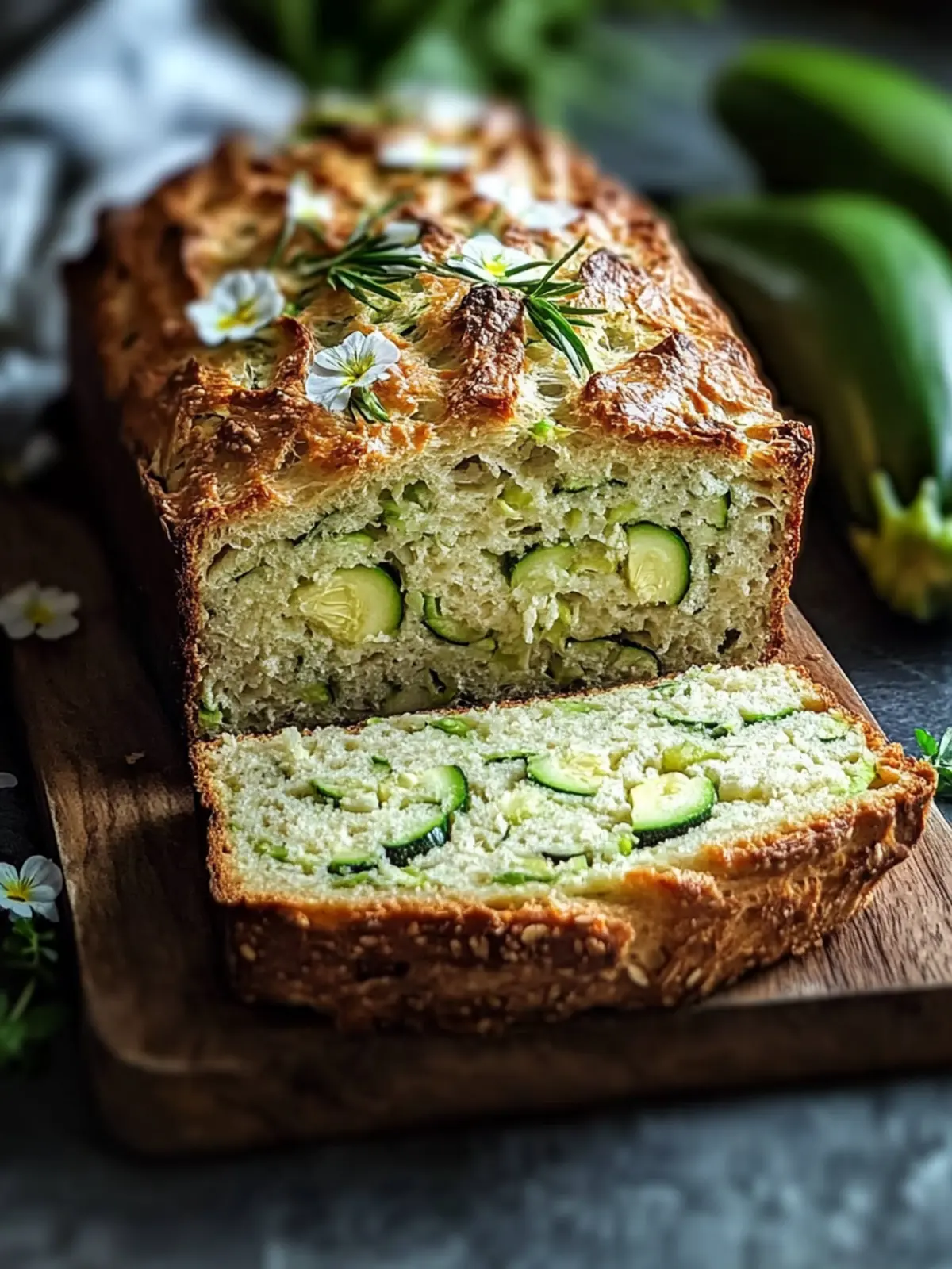 Hüttenkäse Zucchini Brot: Saftiges Frühstück