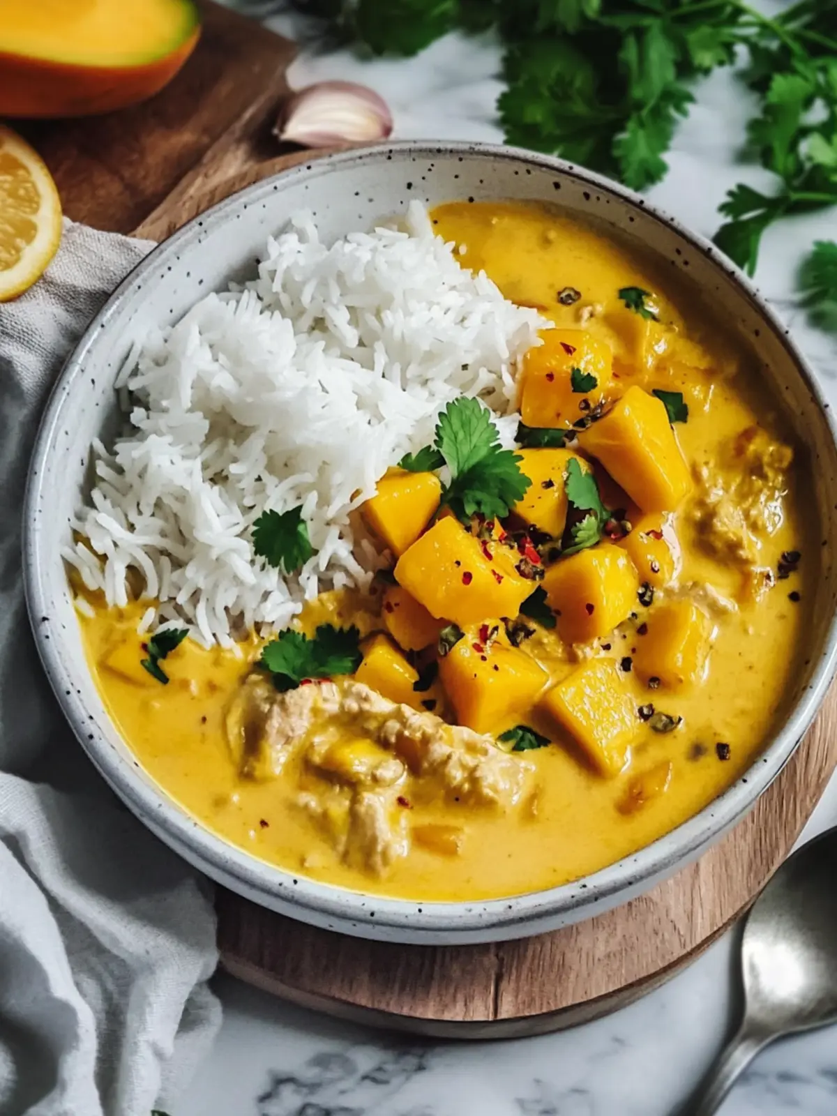 Mango-Curry – mildes Rezept für die ganze Familie