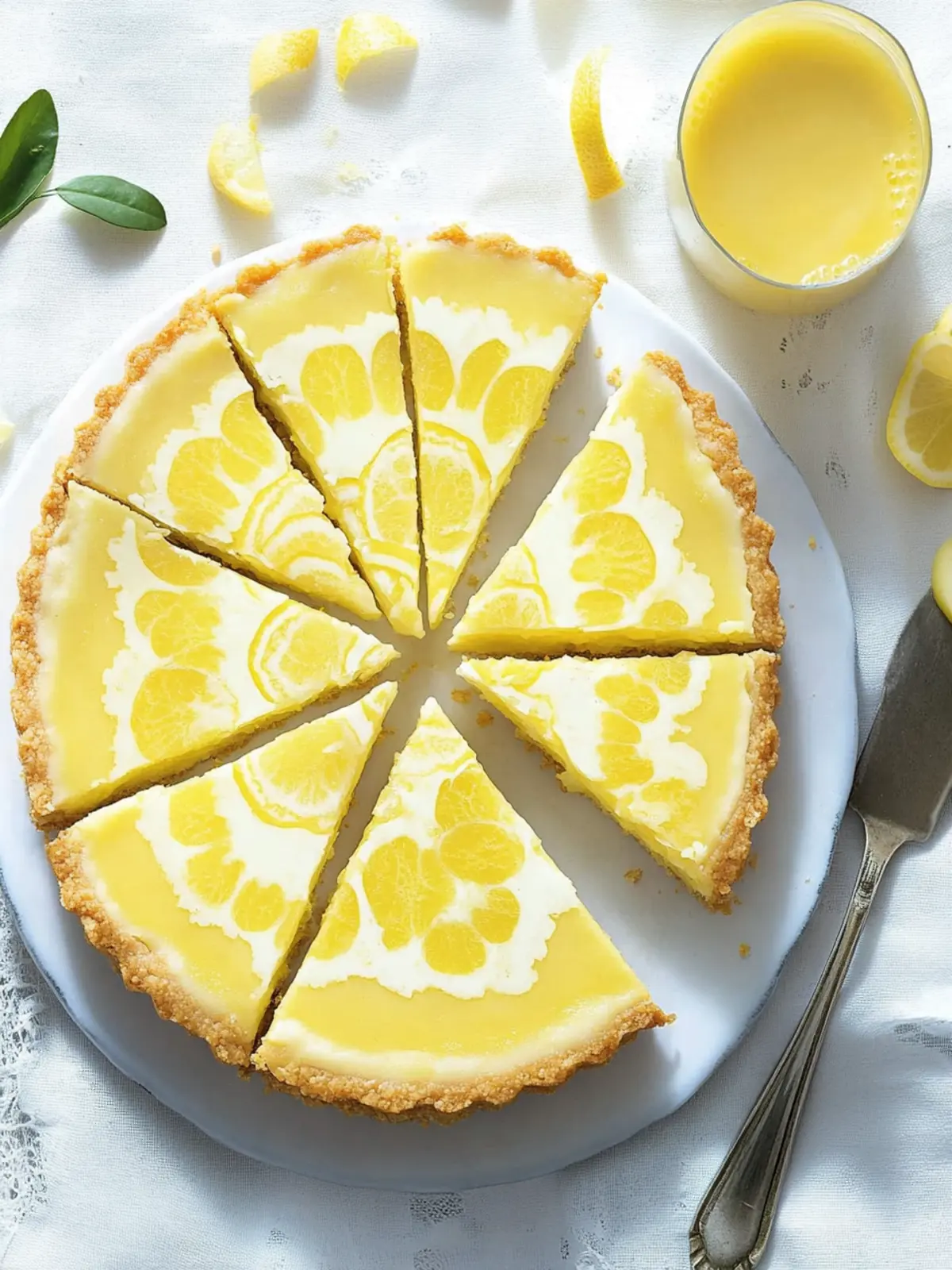Zitronen-Schmand-Blechkuchen