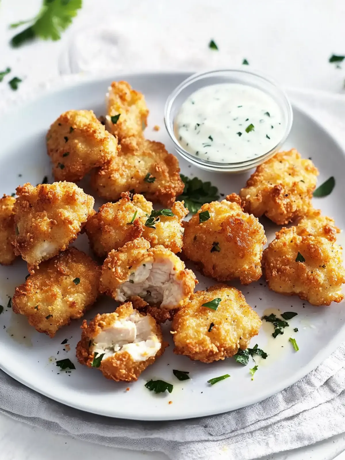 Knusprige Hähnchen Nuggets