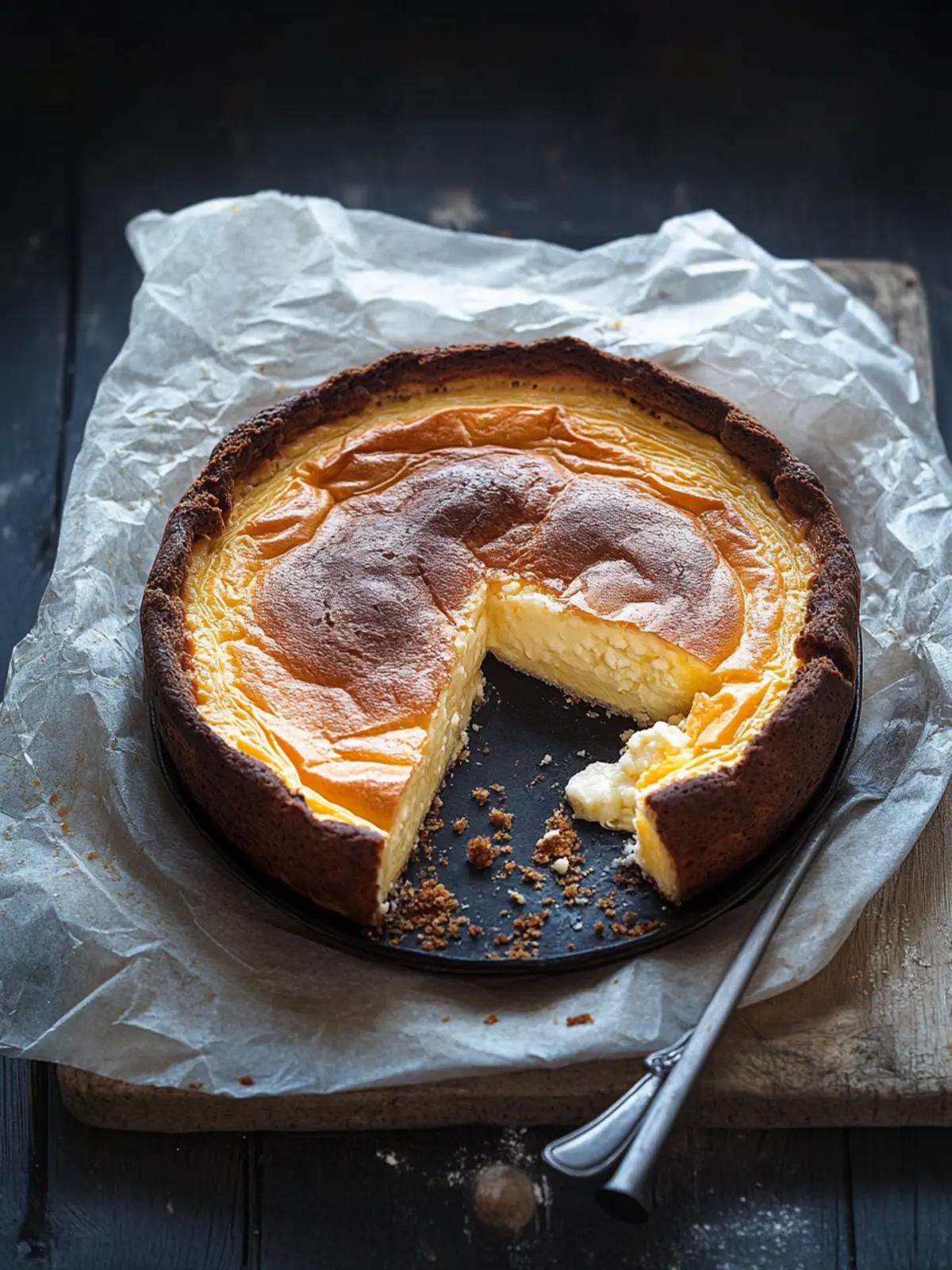 Baskischer Käsekuchen