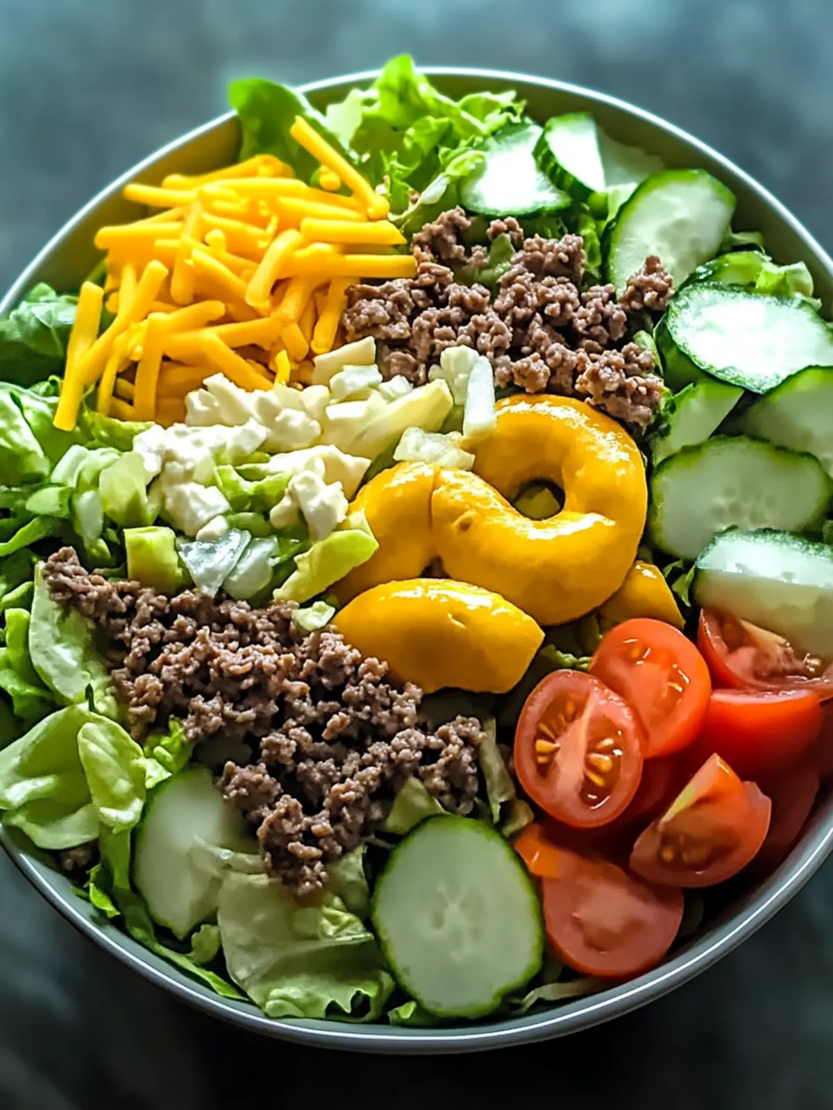 Keto Big Mac Salat