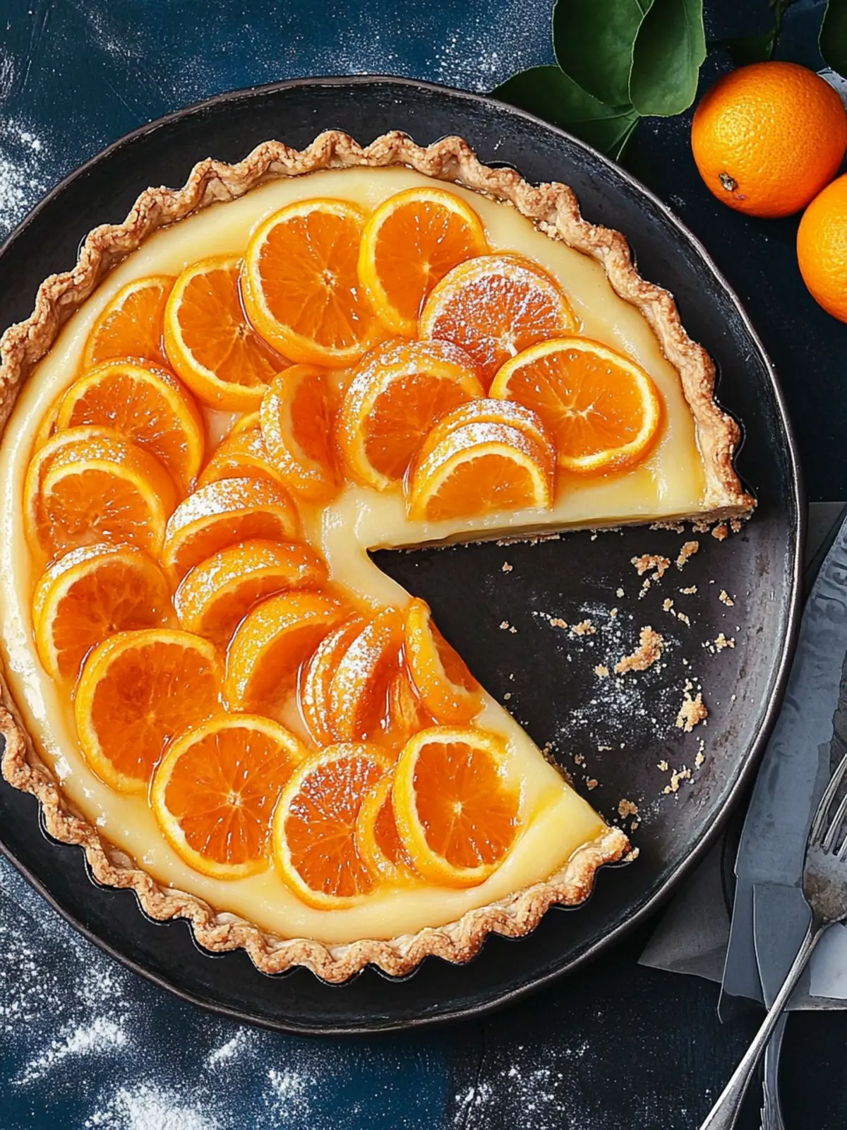 Orangen-Tarte