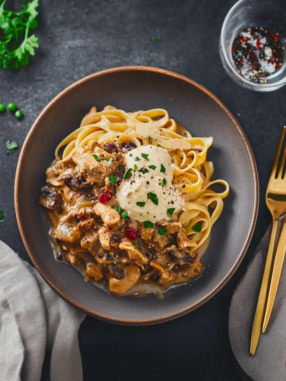 Veganes Stroganoff
