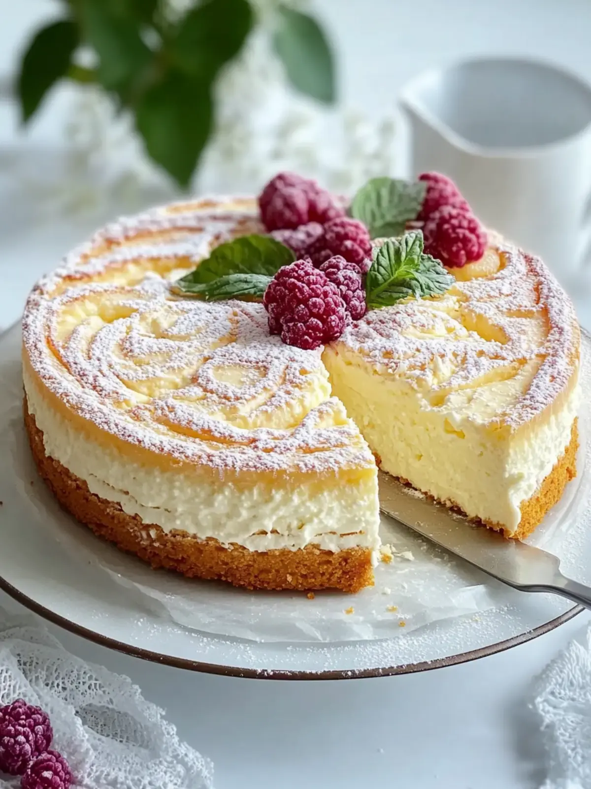 Cinnamon rolls cheesecake: simple recipe