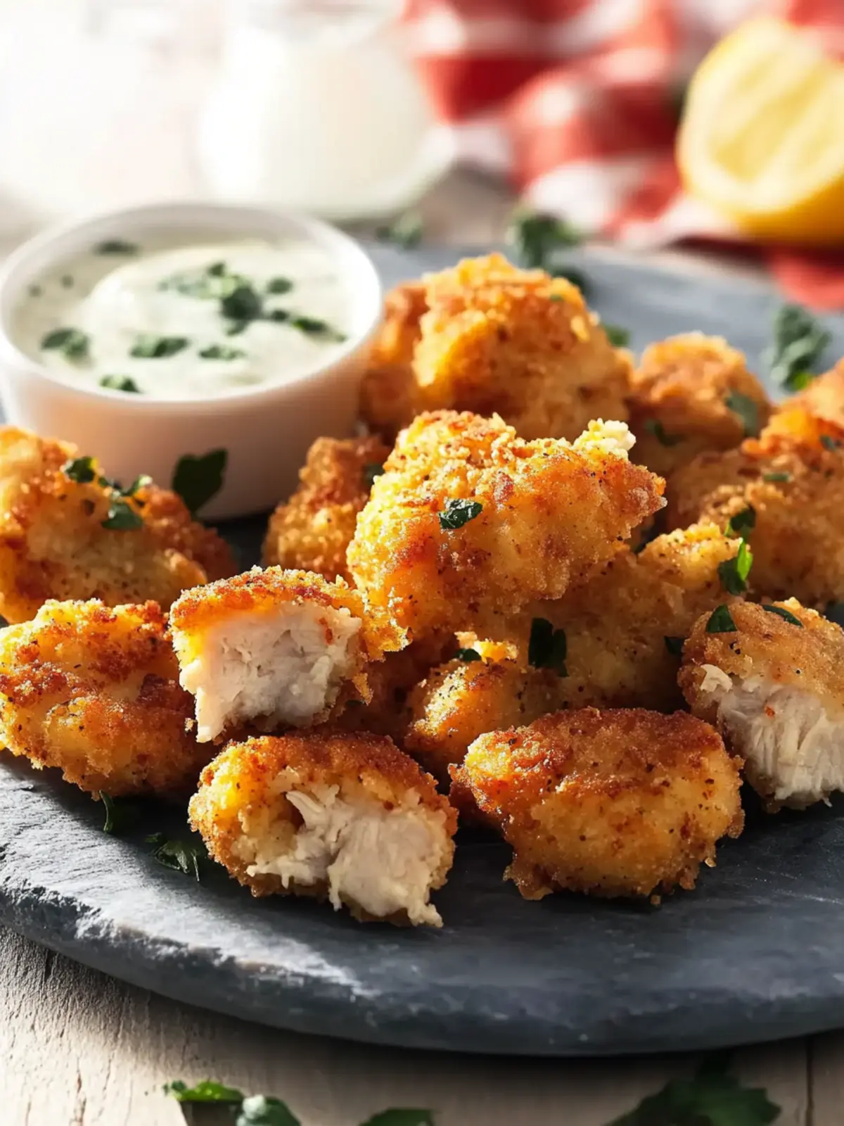 Knusprige Hähnchen Nuggets