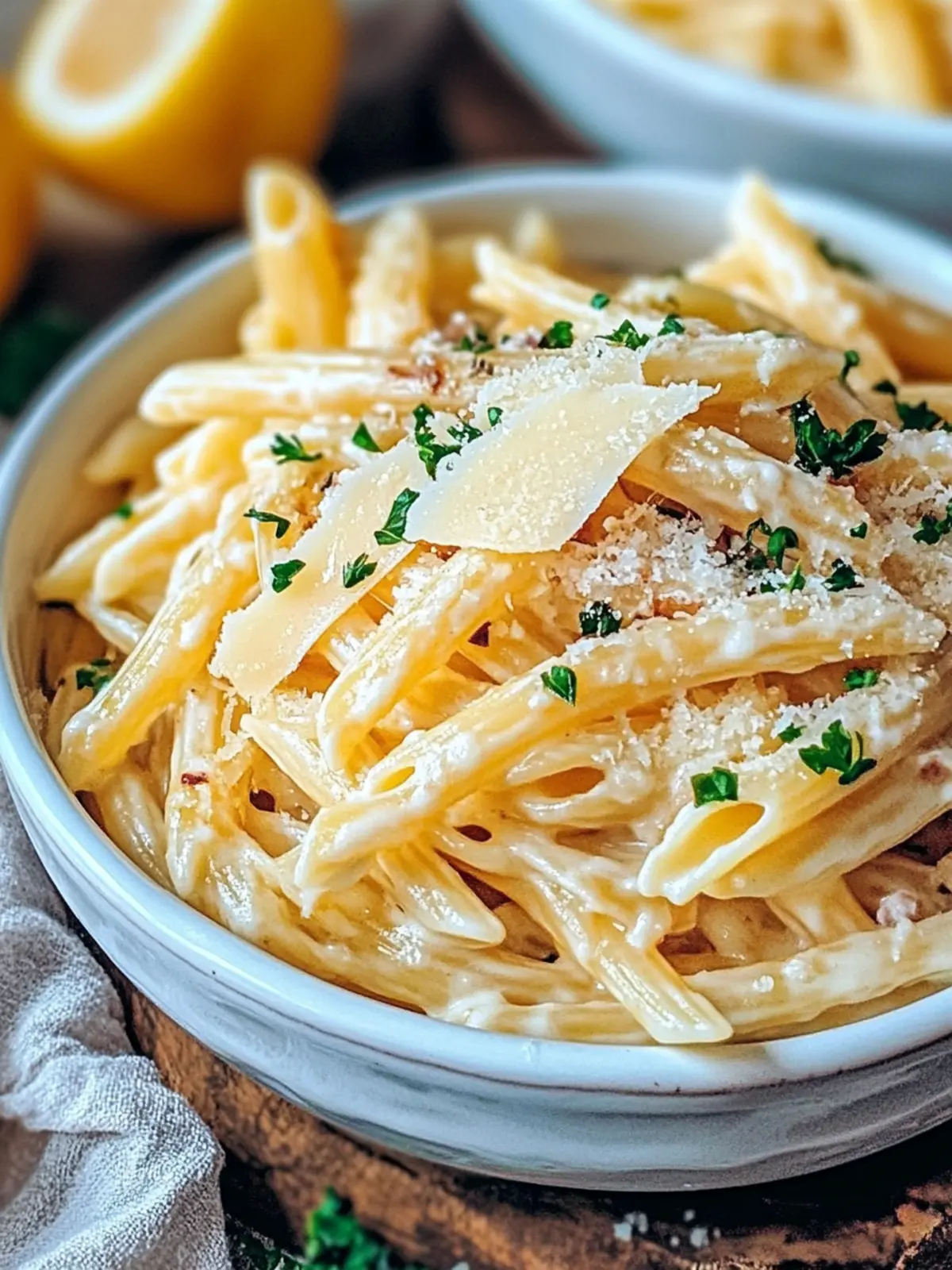 Cremige Crockpot-Kräuter-Knoblauch-Hühnchen-Pasta-Rezept