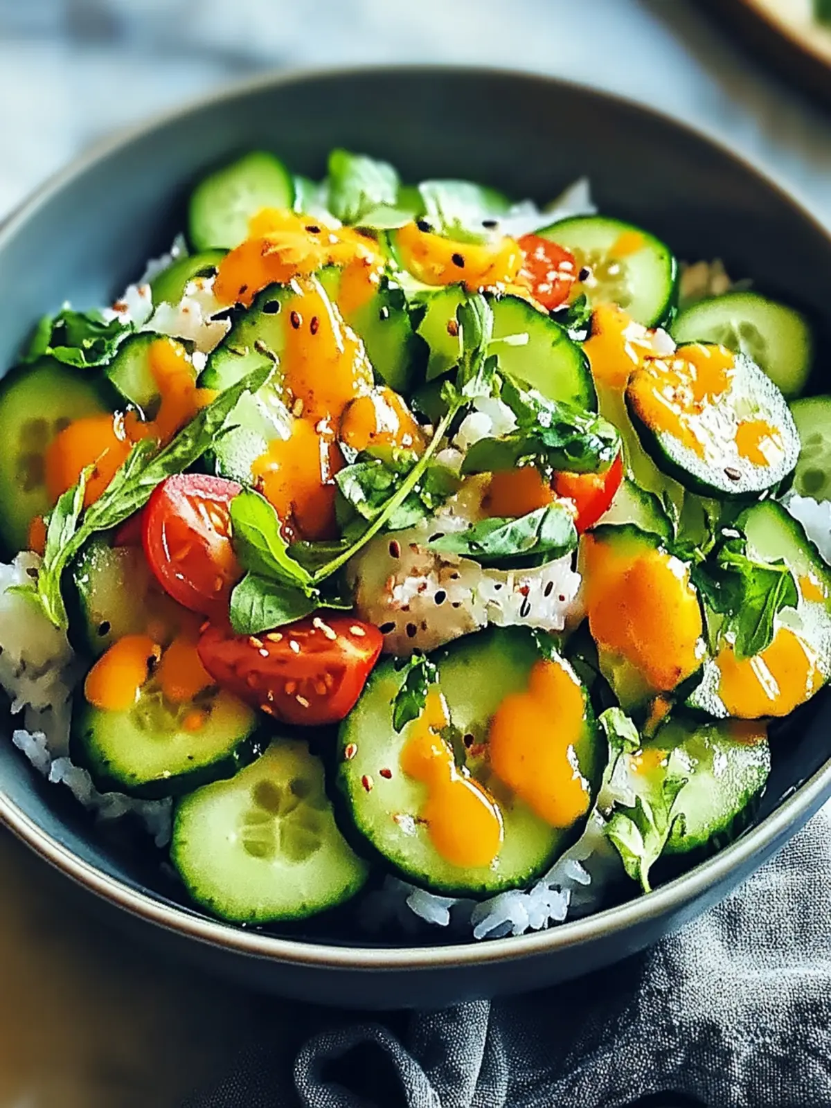 Kalifornischer Gurkensalat