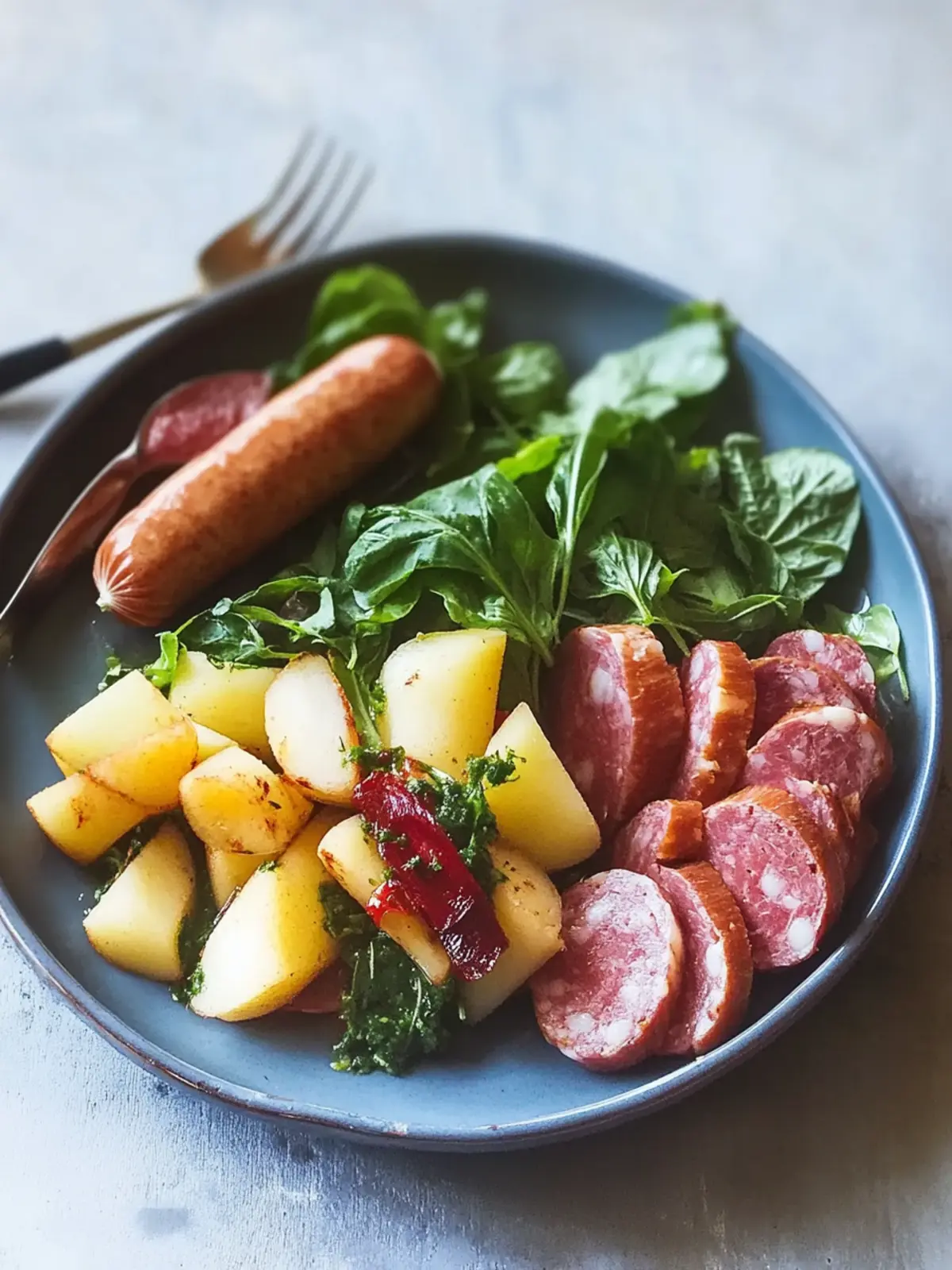 Pastinaken-Wurst-Eintopf