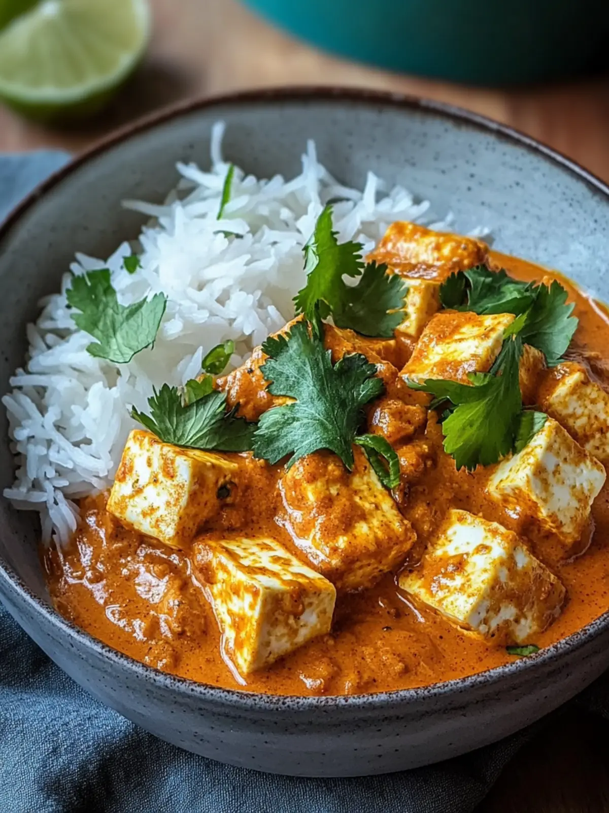 Butter-Tofu: Vegane Variante von Butter-Hühnchen