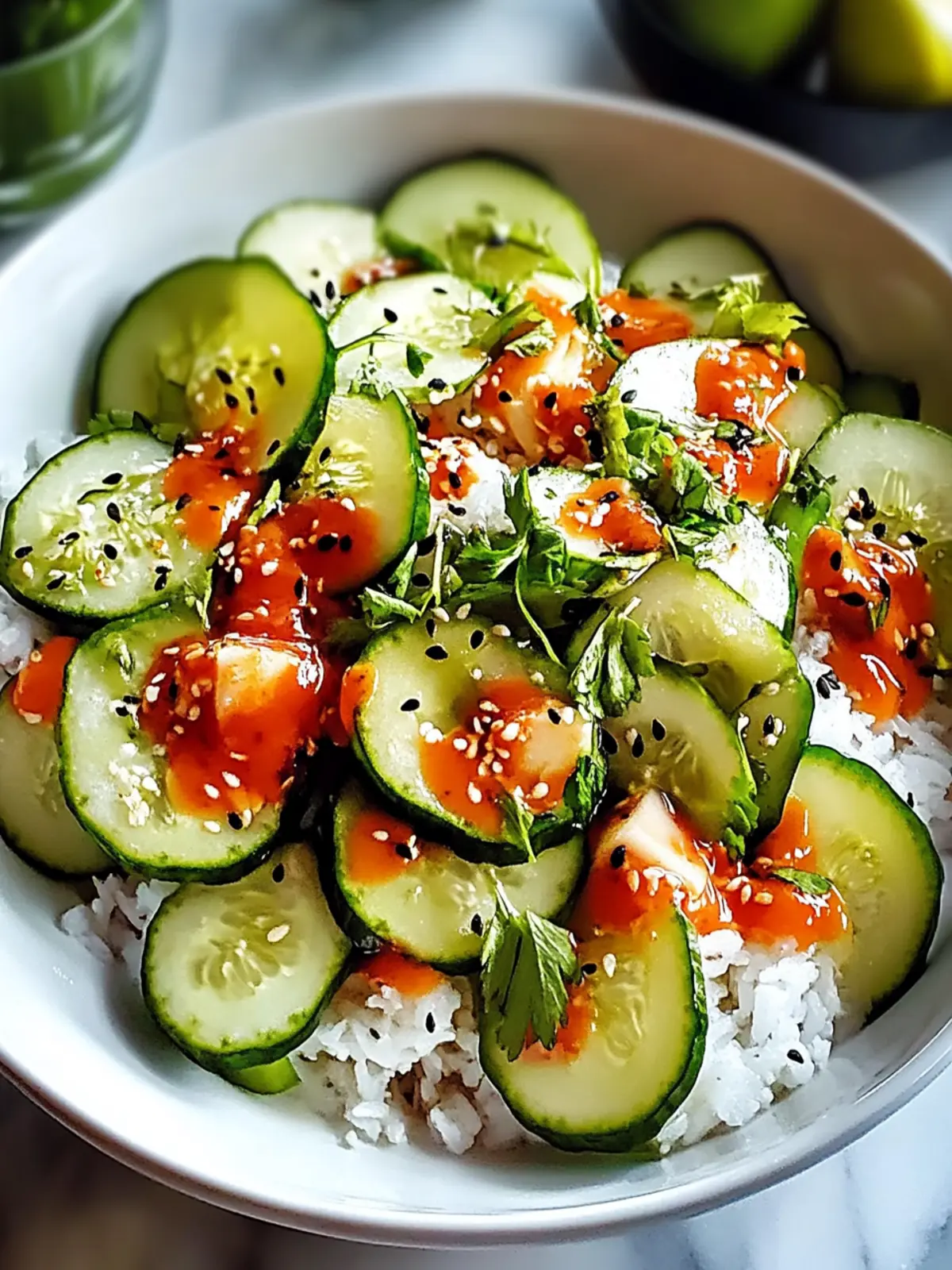 Kalifornischer Gurkensalat