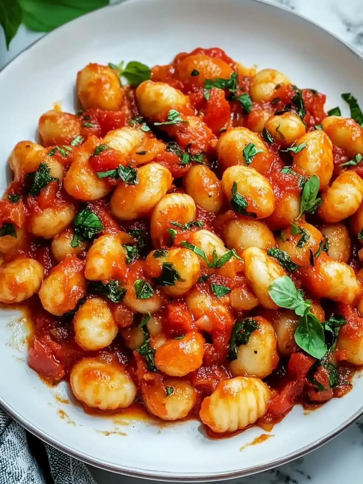 Gnocchi all’arrabbiata