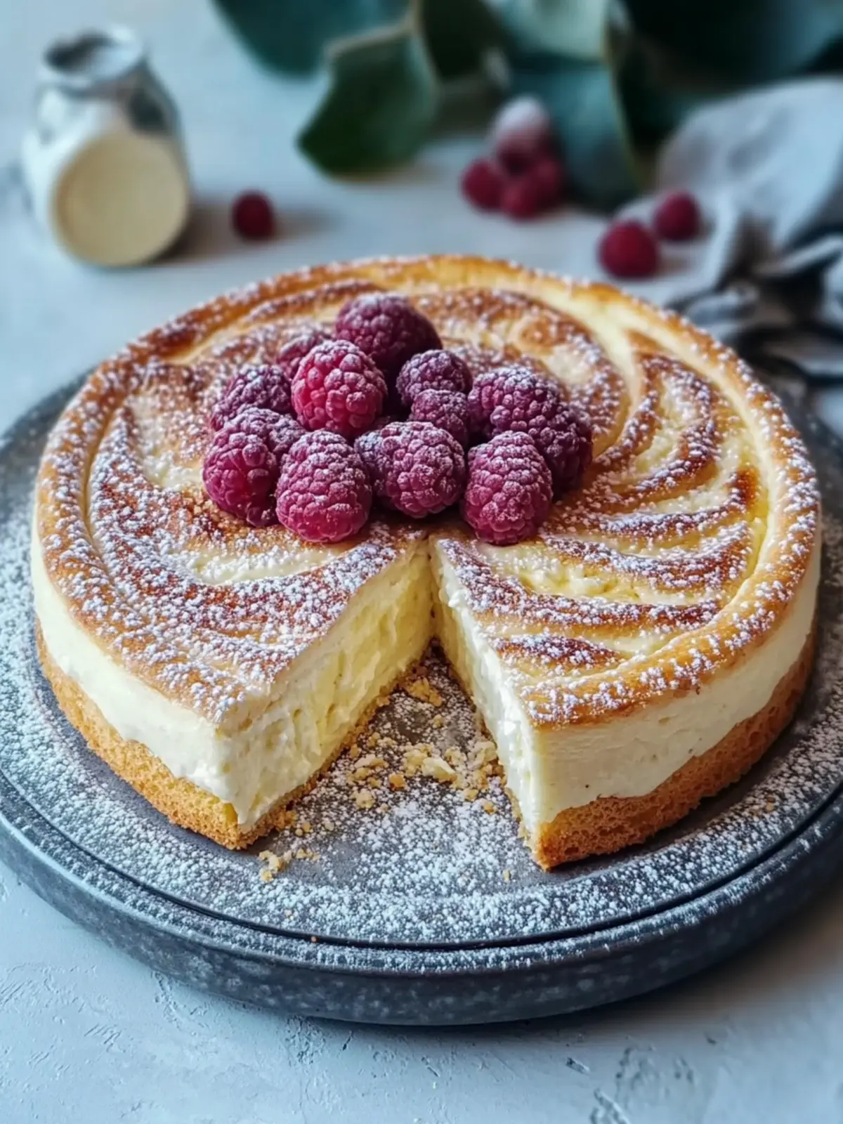 Cinnamon rolls cheesecake: simple recipe