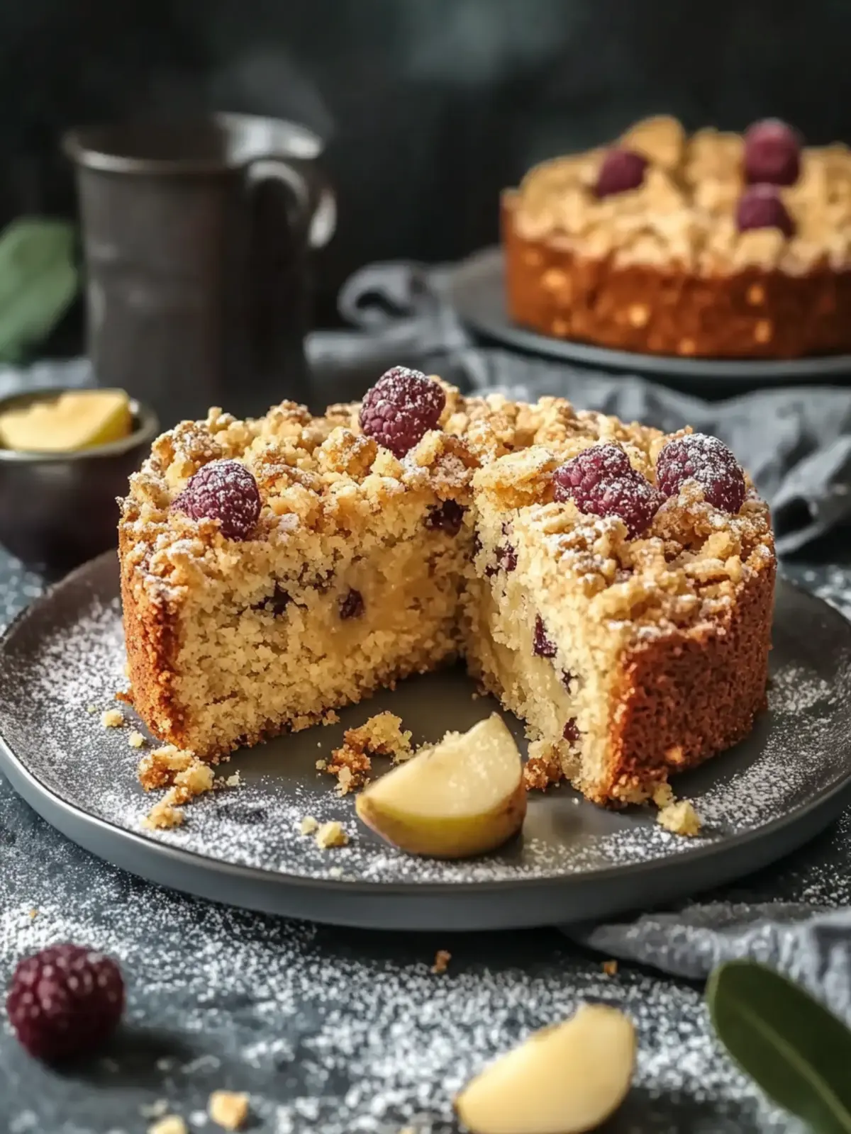 Walnuss-Zwetschgenkuchen mit Zimt-Streuseln Rezept