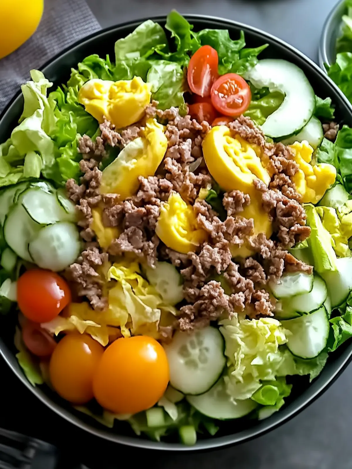 Keto Big Mac Salat