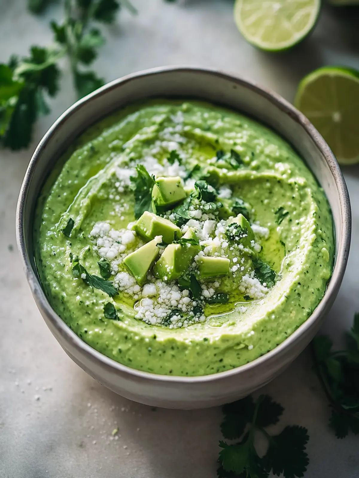 Grüner peruanischer Dip