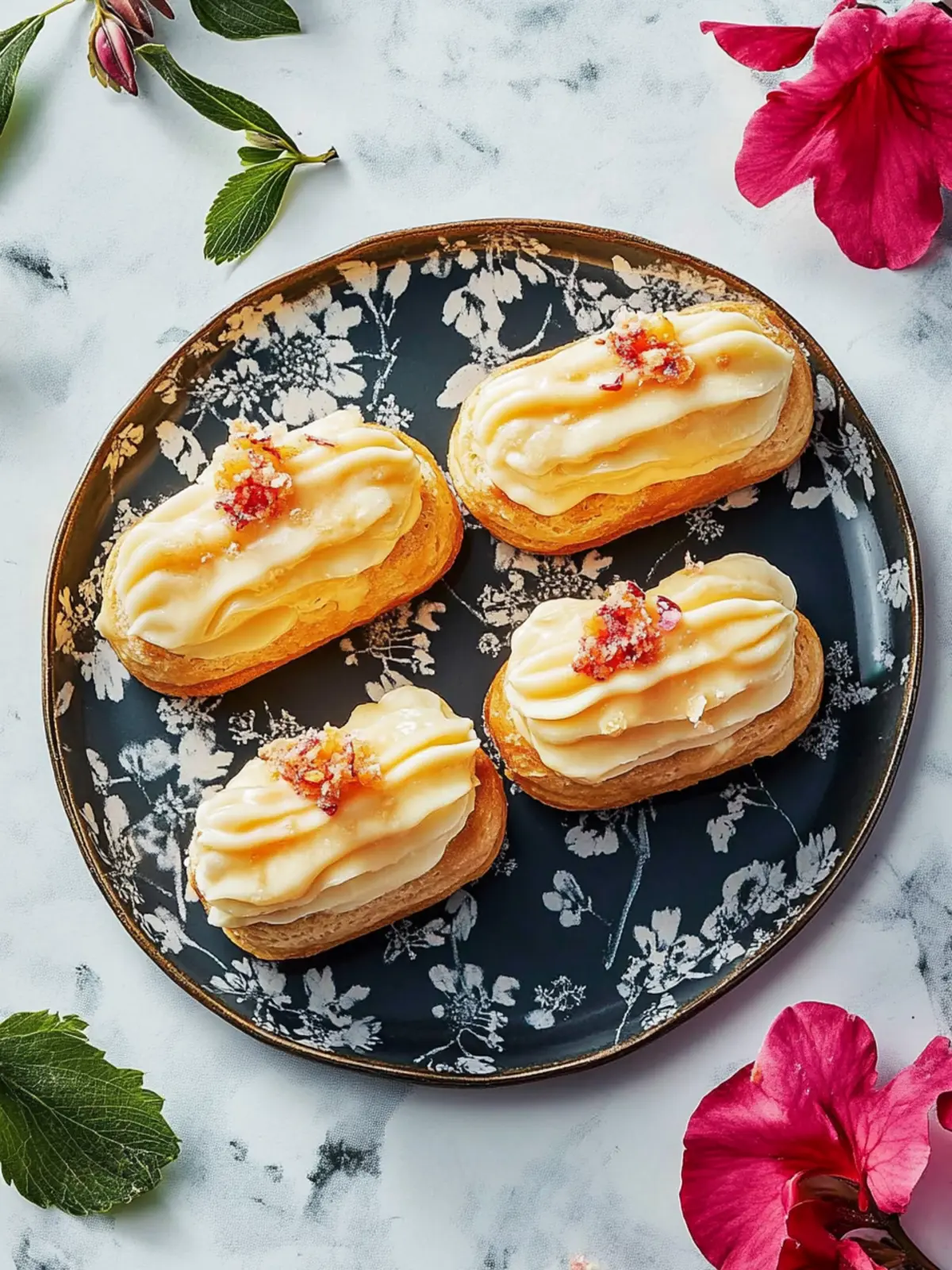 Passionsfrucht-Eclairs