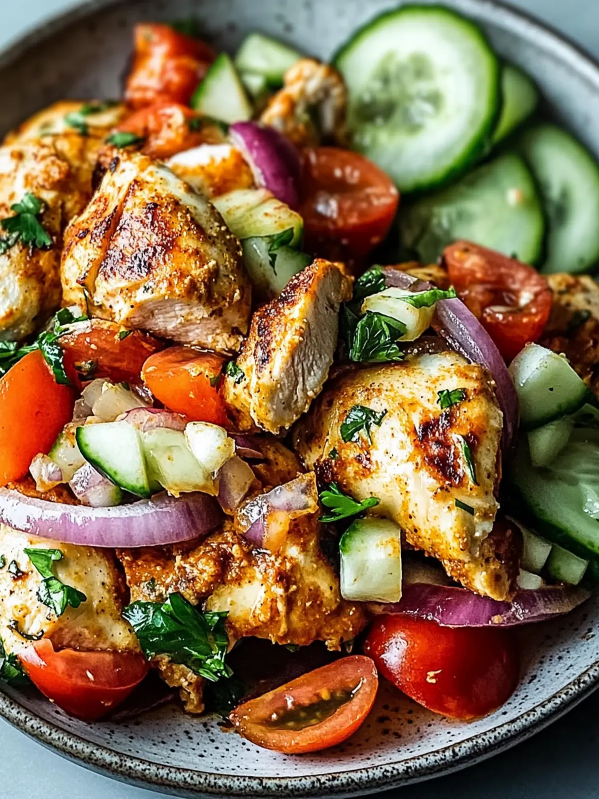 Hühnchen Shawarma Blechpfannenabendessen