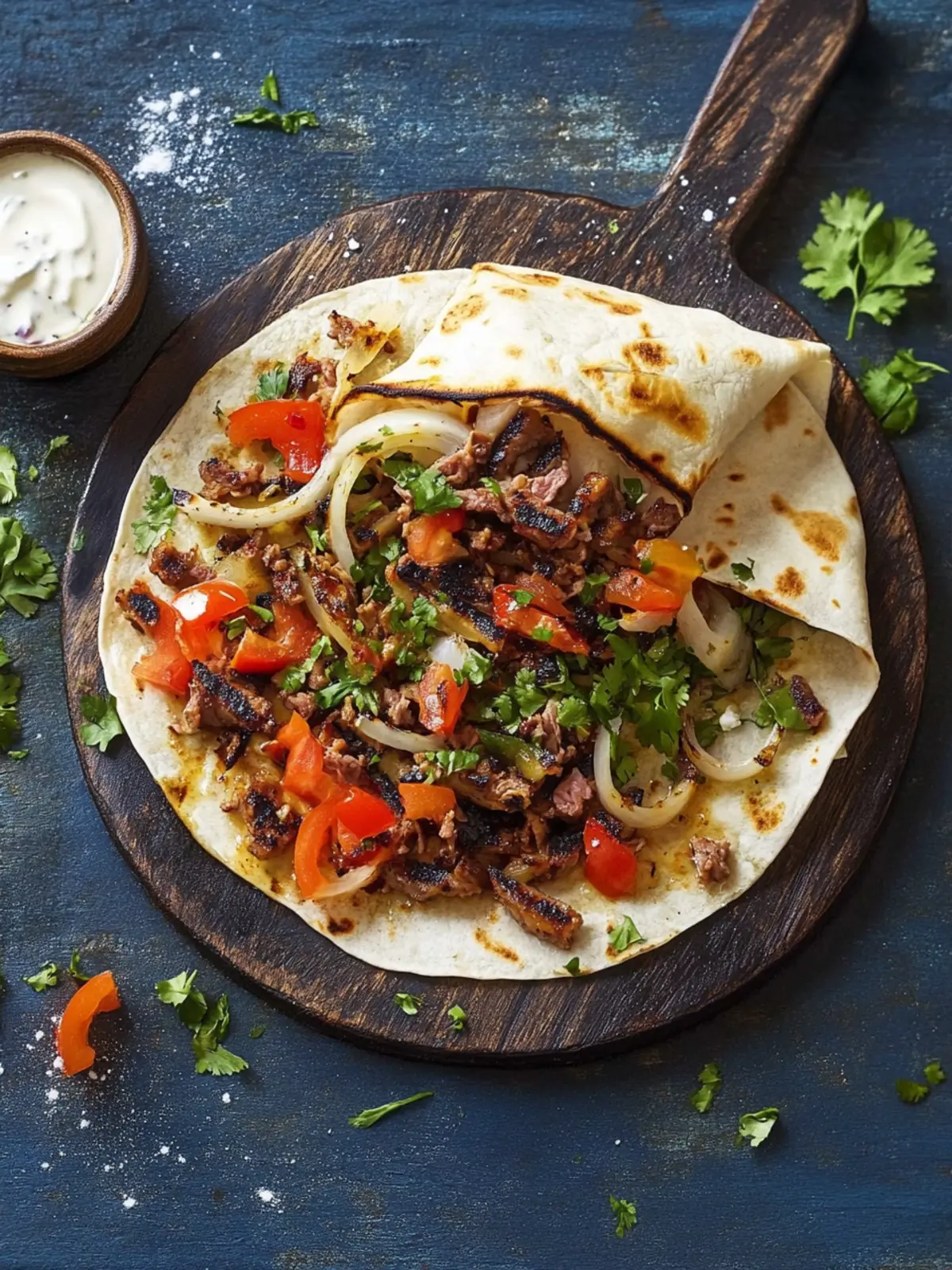 Rindfleisch-Wrap vom Grill