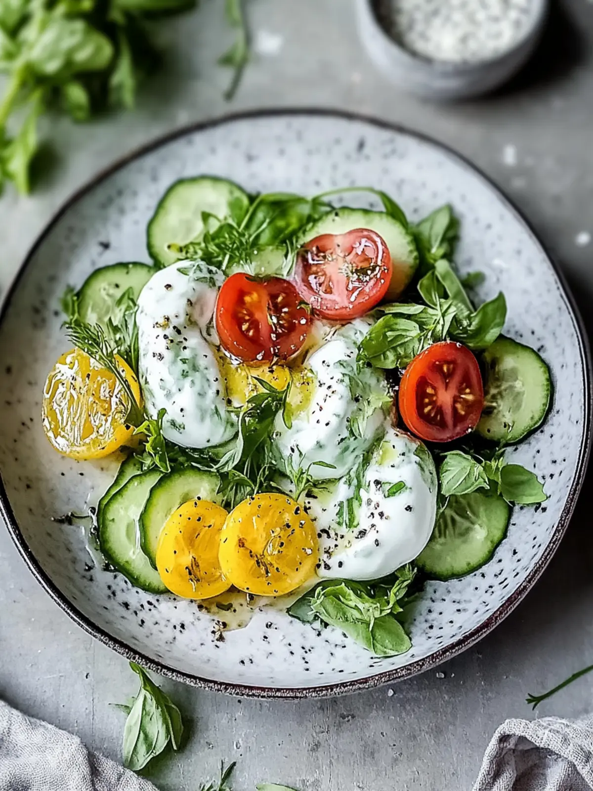 Erfrischender Kohlsalat mit Joghurt