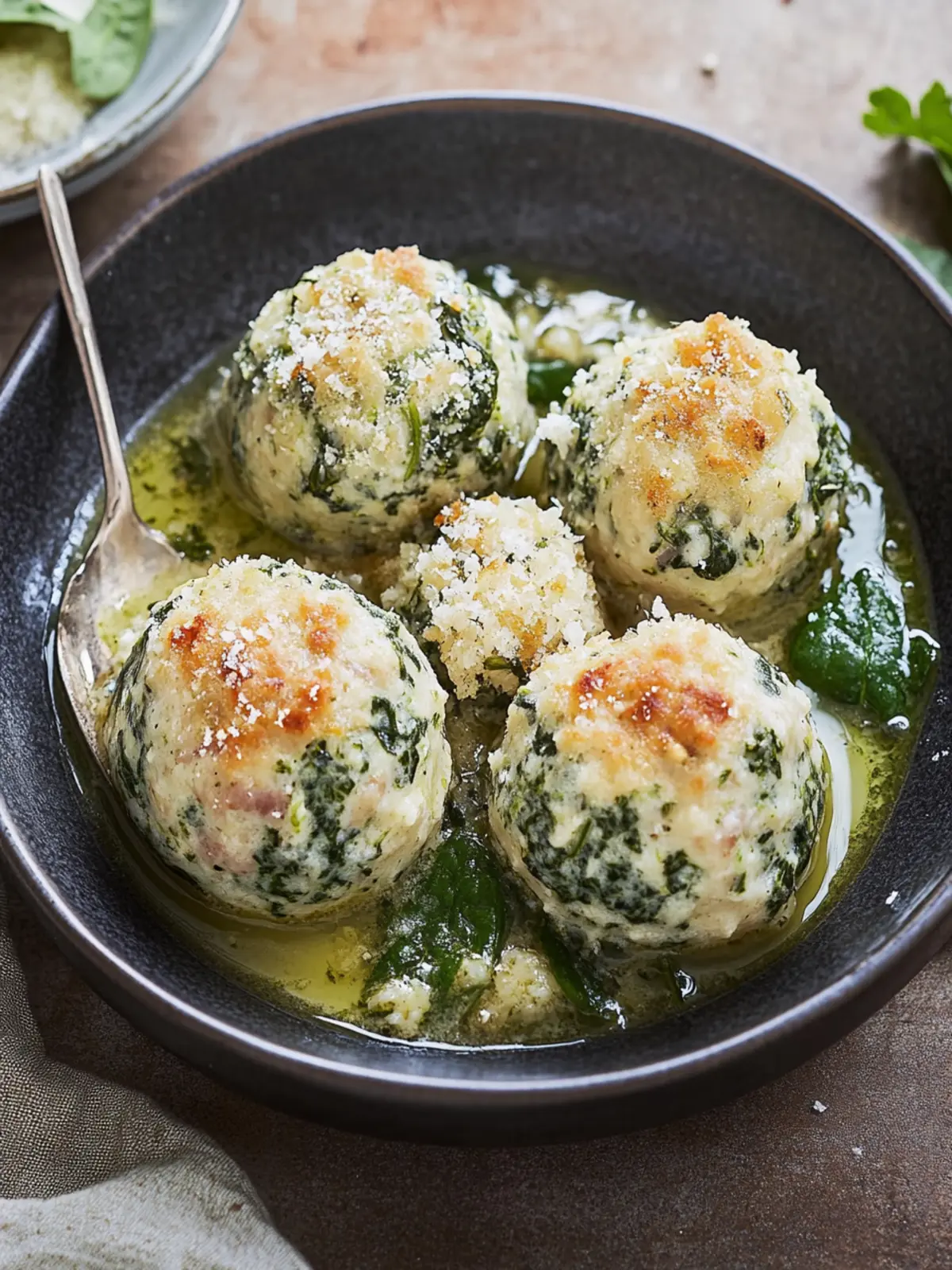 Südtiroler Spinatknödel