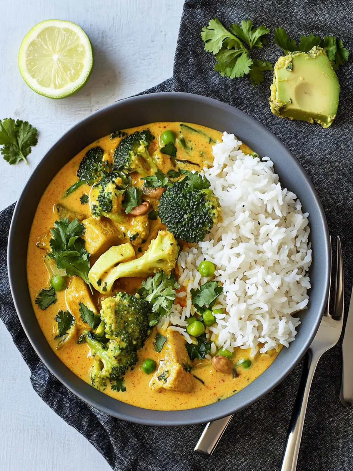Brokkoli-Lauch-Curry