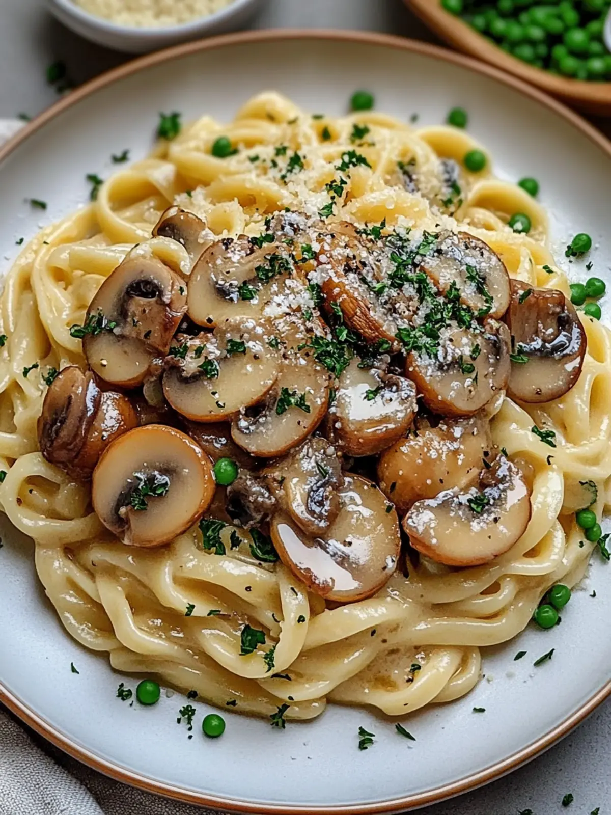 Medaille Champignon Rahmsoße Spätzle