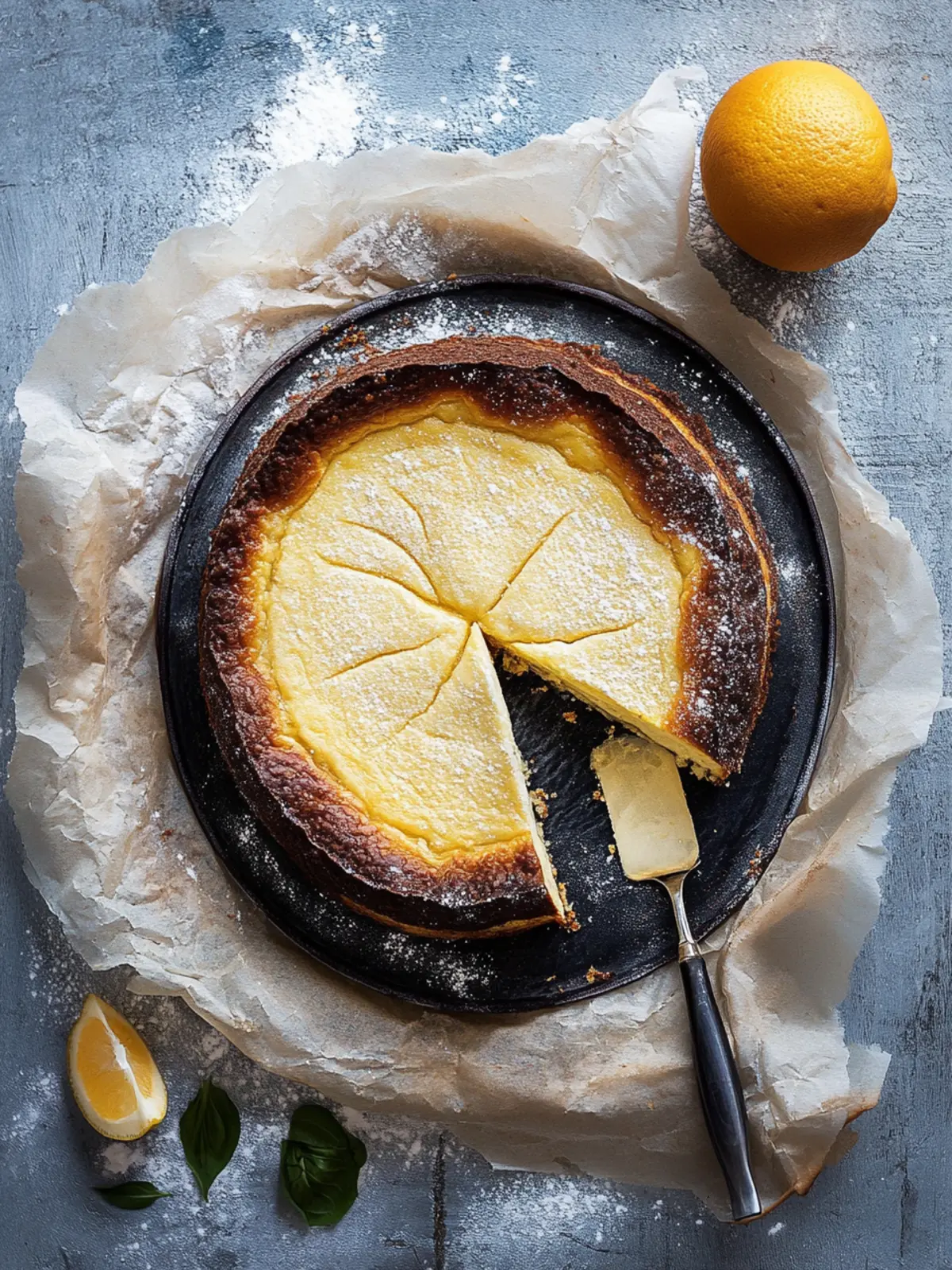 Baskischer Käsekuchen