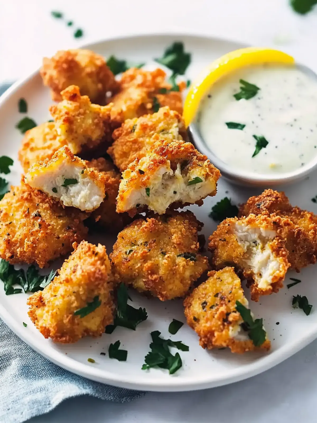 Knusprige Hähnchen Nuggets