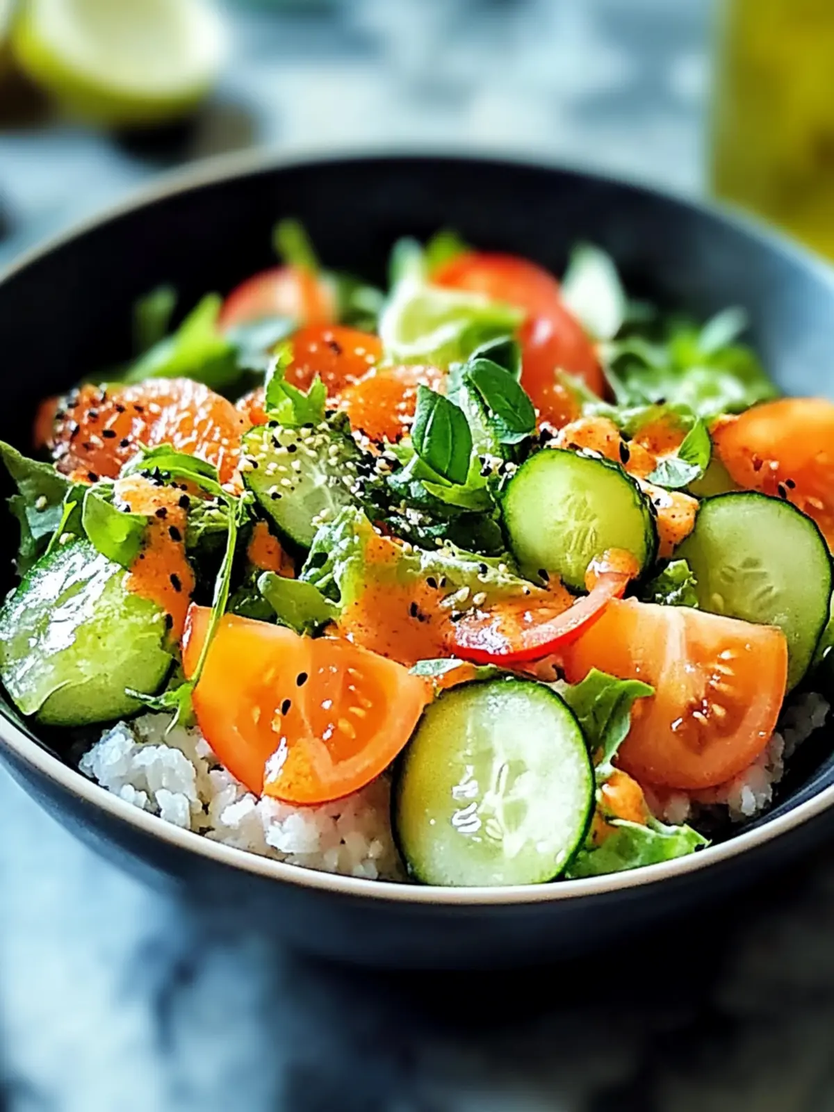 Kalifornischer Gurkensalat