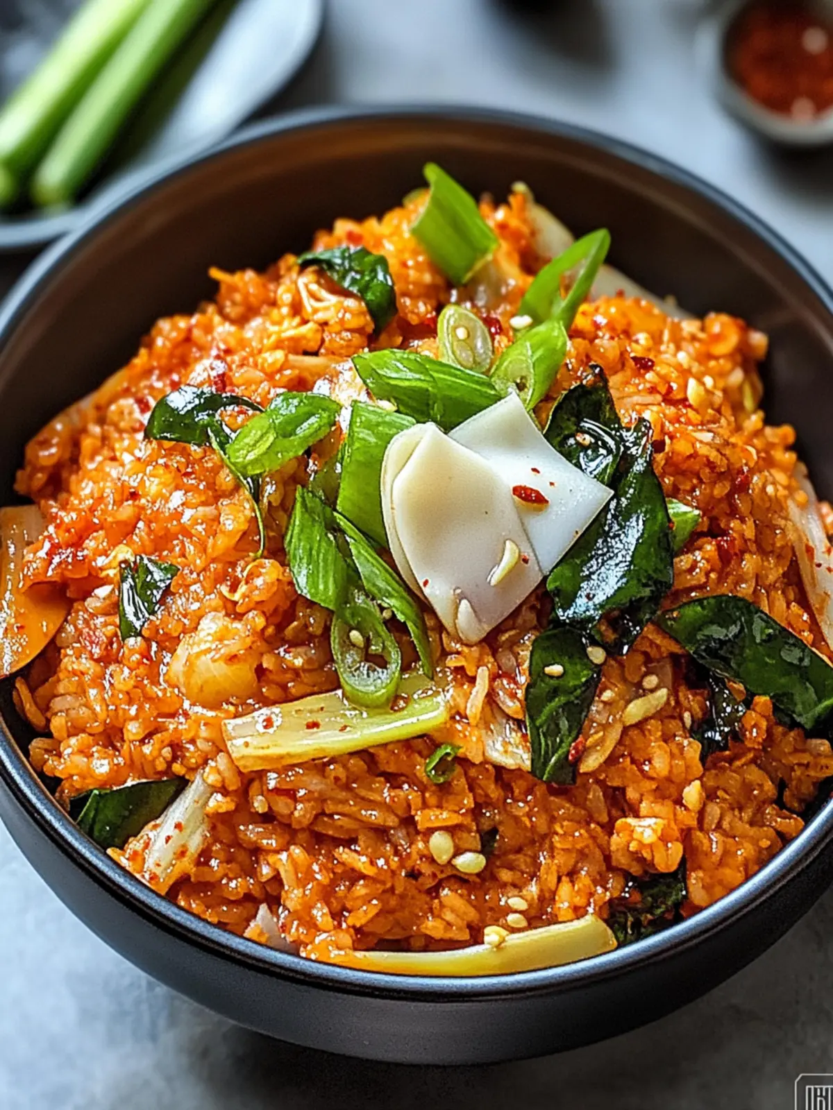 Kimchi gebratener Reis