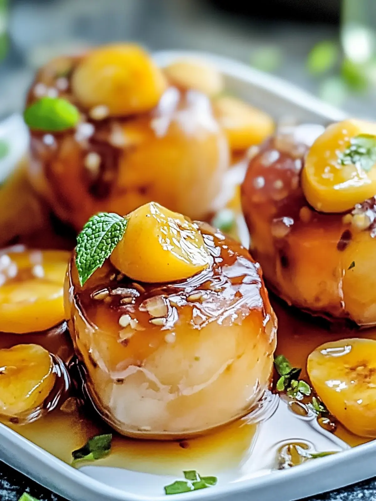Sticky, sweet and savory apricot chicken dinner