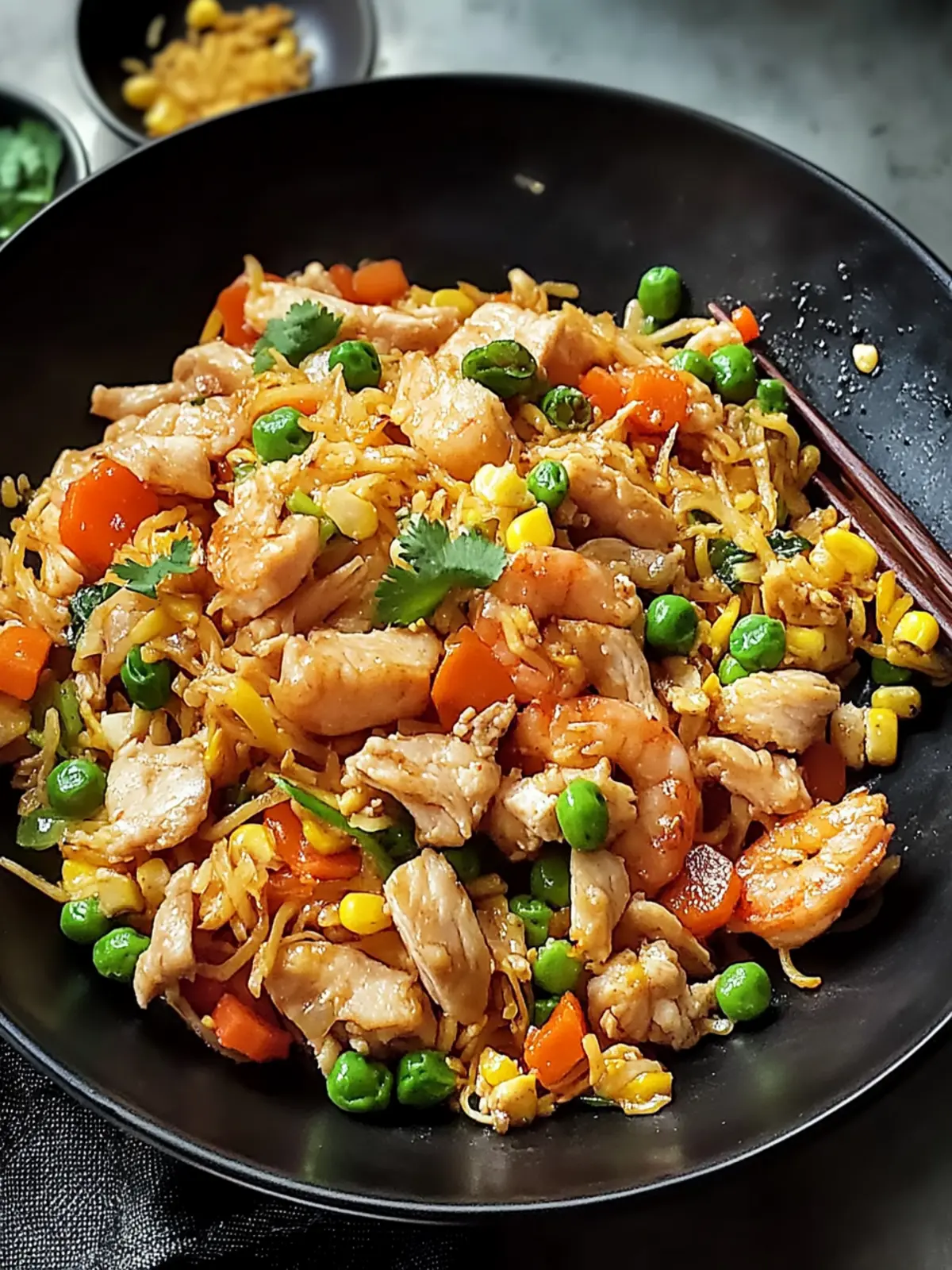 Asiatischer Hähnchenbratreis in 20 Minuten zaubern