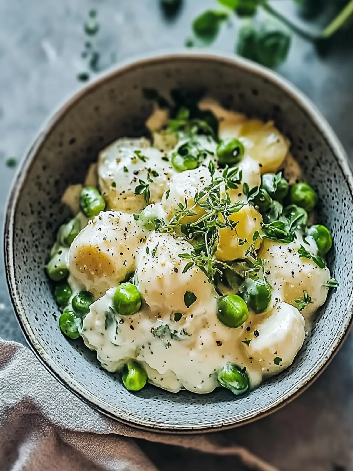 Rosenkohl in Frischkäse- und Senfsauce