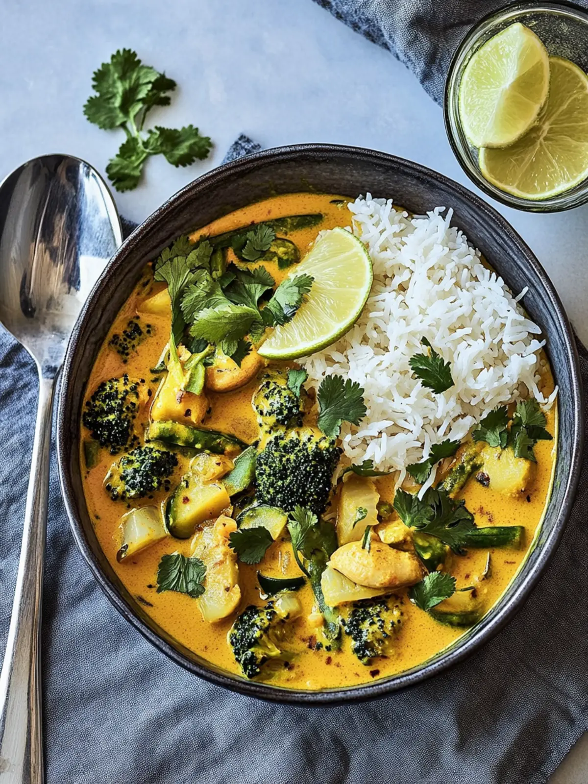 Brokkoli-Lauch-Curry
