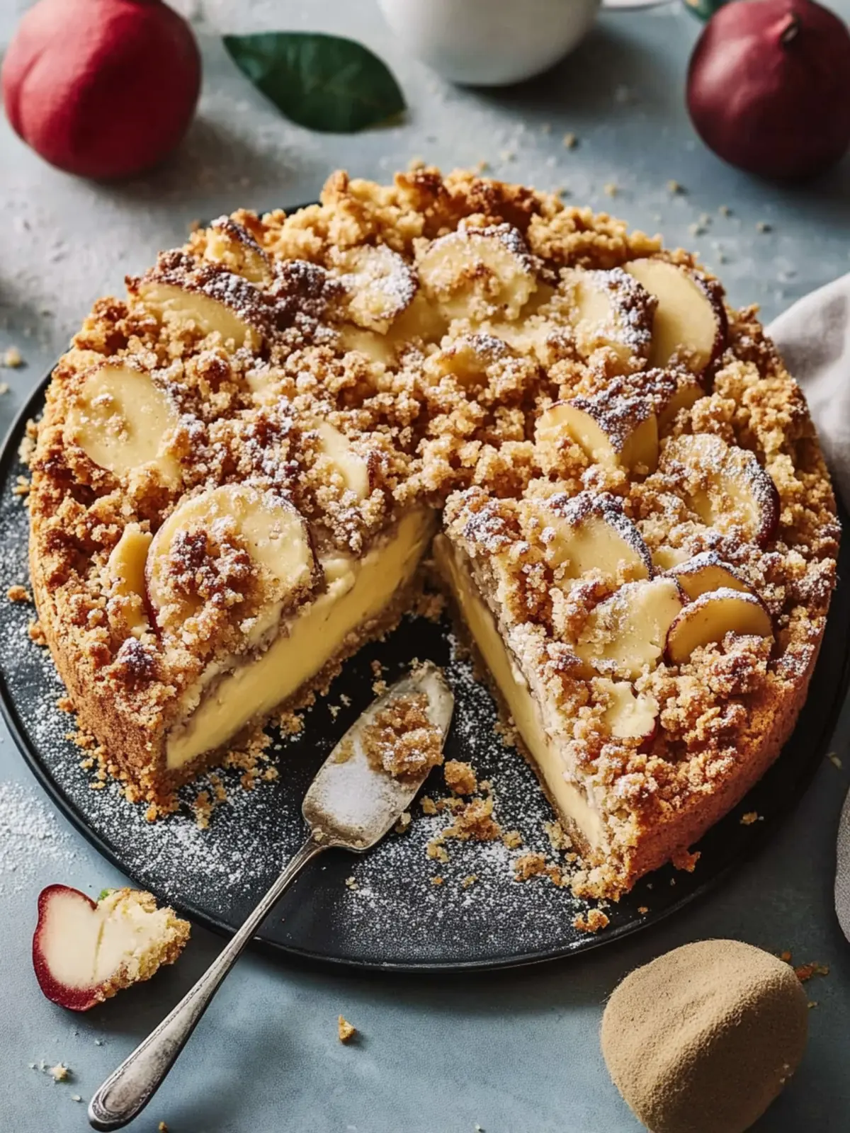 Pflaumenkuchen Streusel Zimt Butter