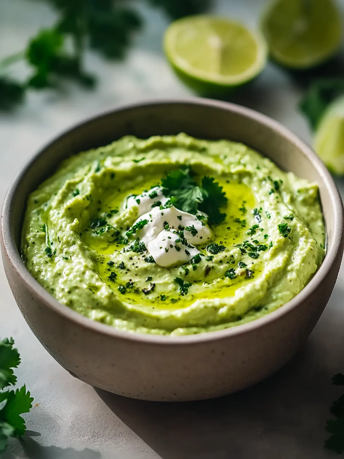 Grüner peruanischer Dip