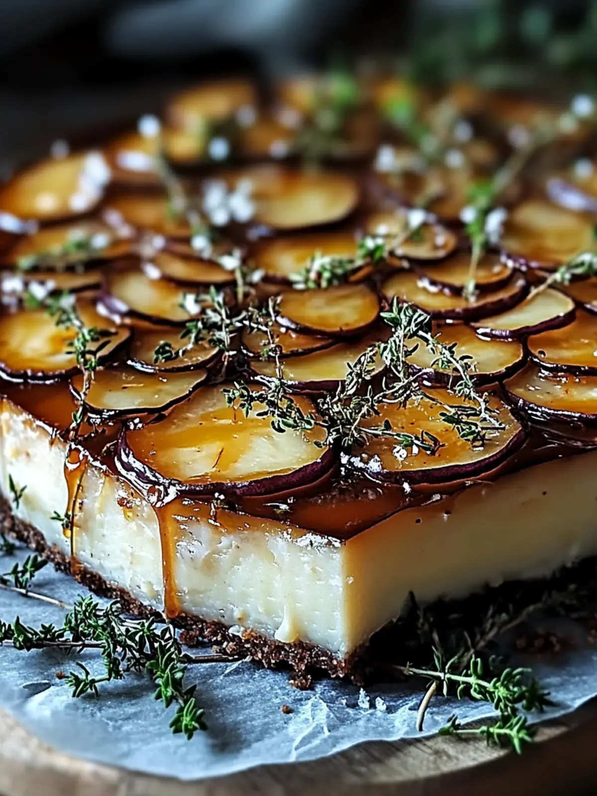 Crispy Balsamic-Thyme Potato Tart Delight