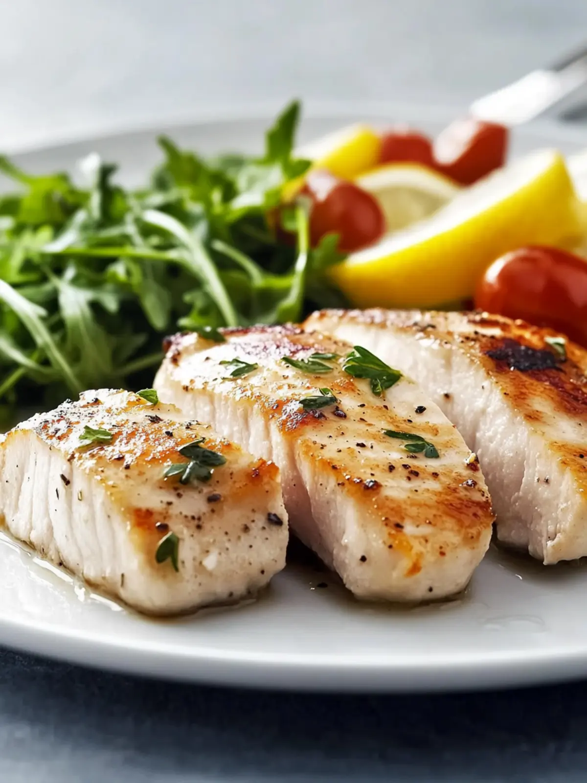 Steamed chicken breast fillet from the steamer